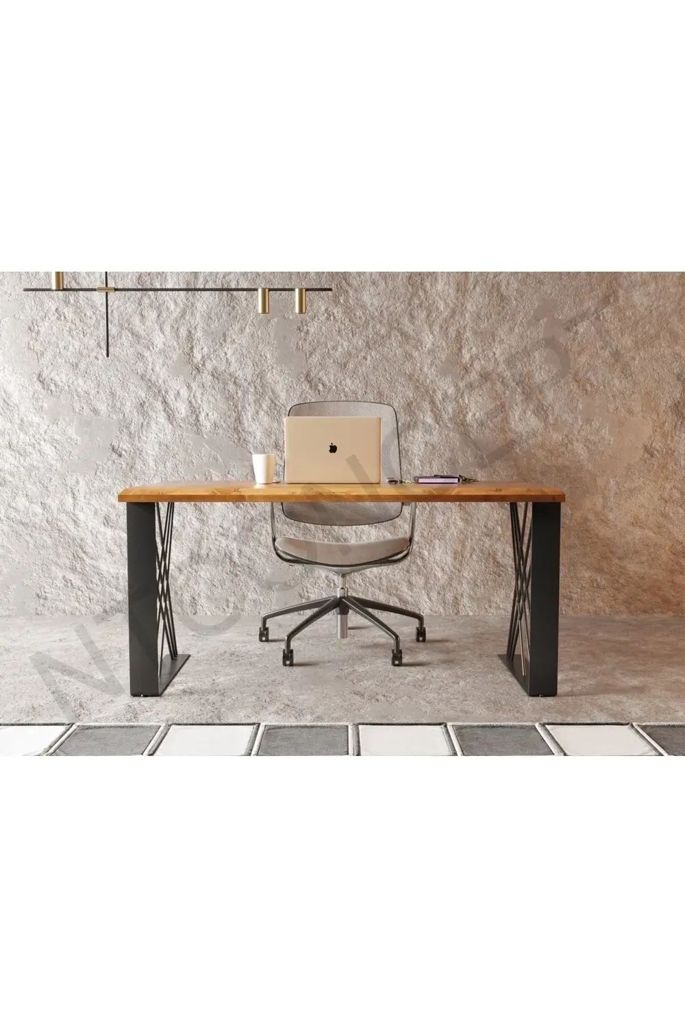 Ntconcept Case Masif Ağaç Ofis Ve Çalışma Masası 75 Cm-160 Cm