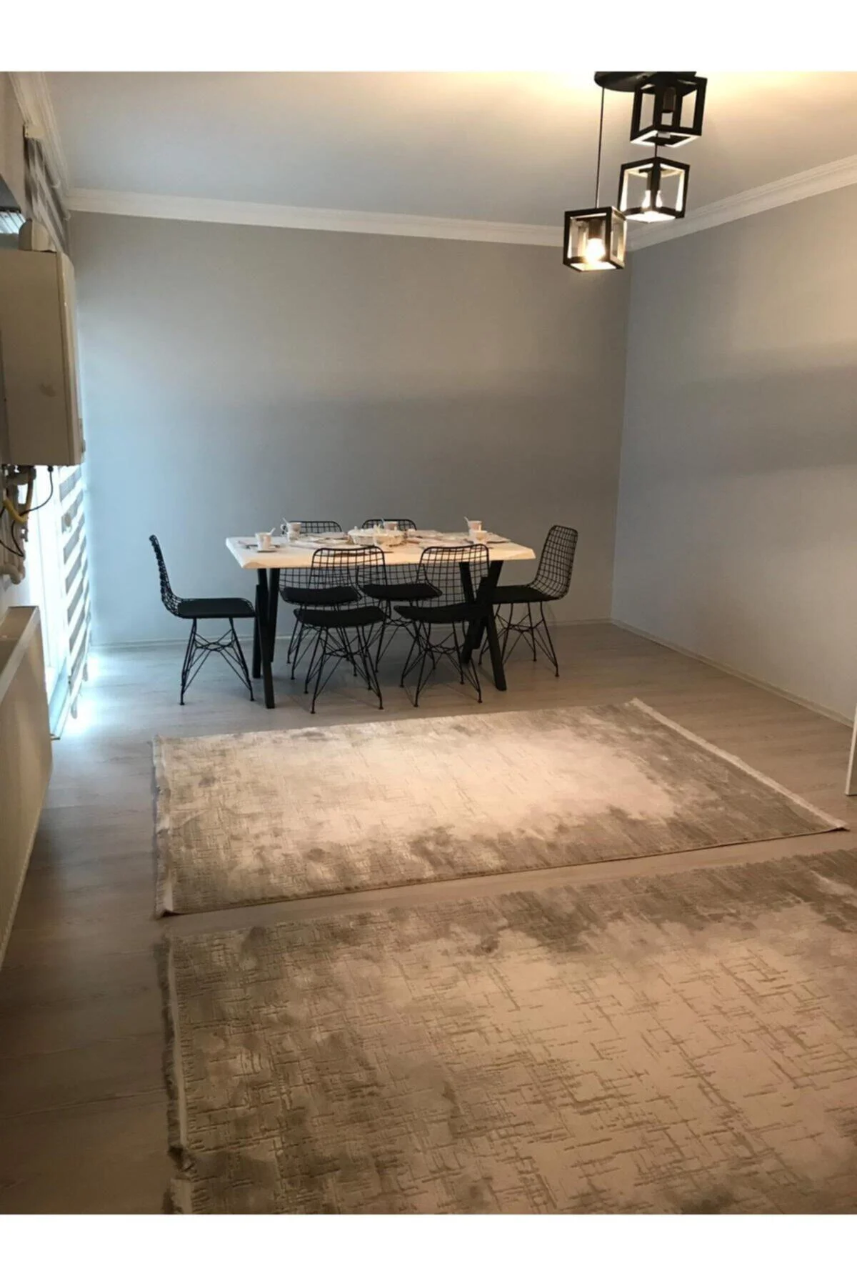 Ntconcept Doğal Ağaç Mutfak Masası(85cm-185cm Masa+6 Sandalye)