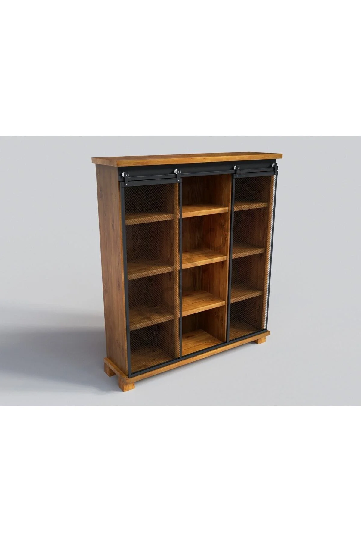 Ntconcept Doğal Ağaç Dolap-kitaplık(180cm-h180cm-41cm) Ntconcept Doğal Ağaç Dolap-kitaplık(180cm-h180cm-41cm)