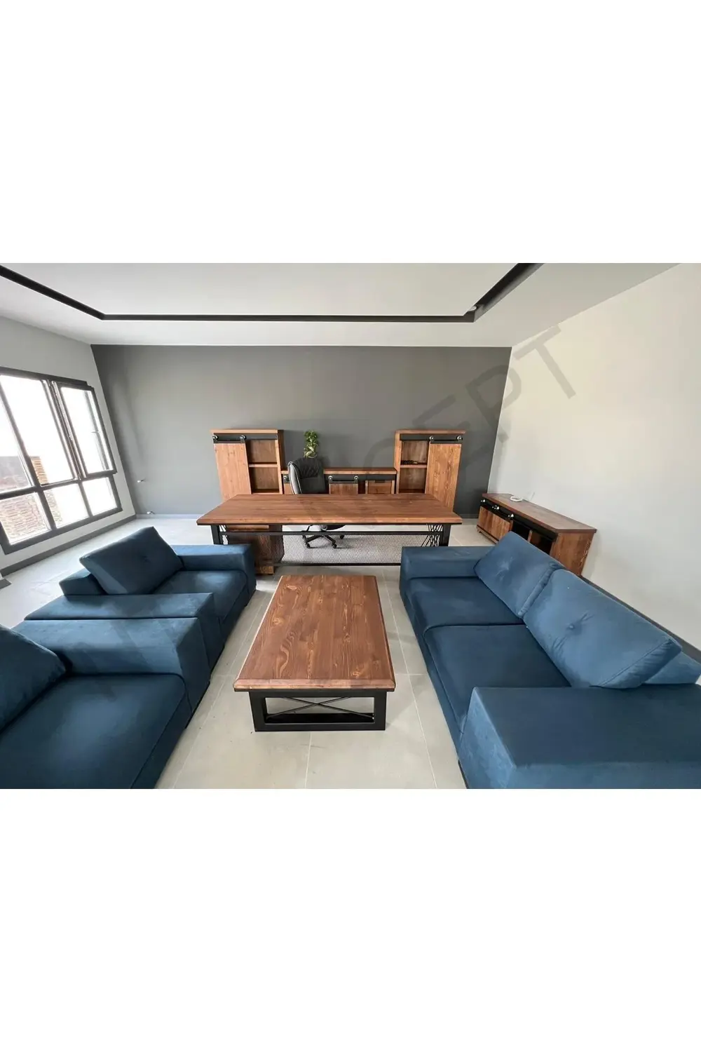 Ntconcept Doğal Ahşap Ofis Takımı