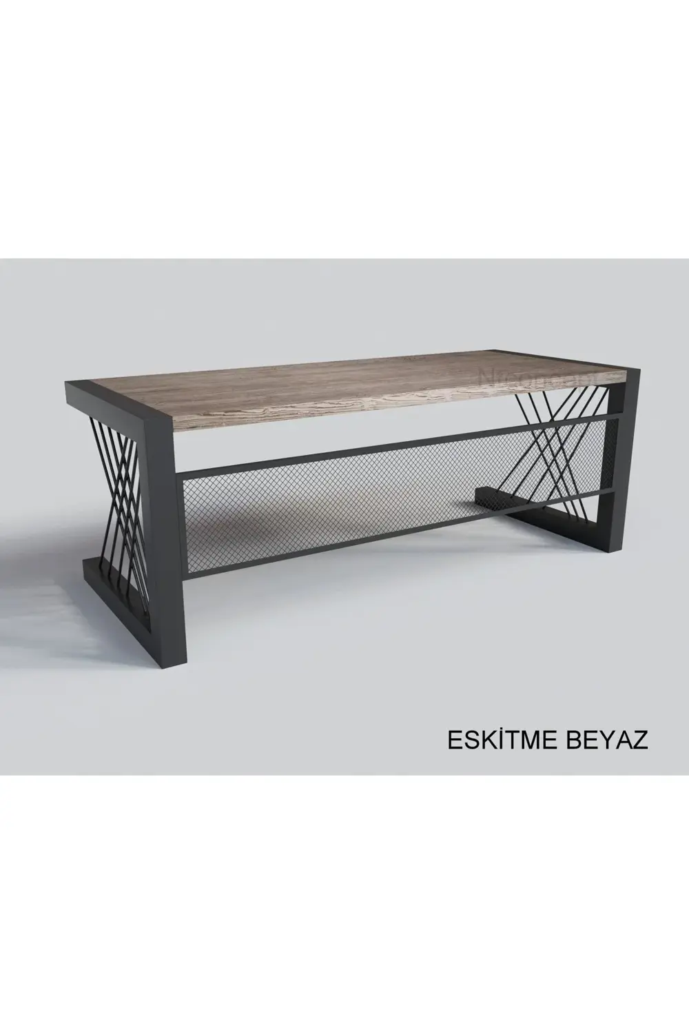 Ntconcept Doğal Ahşap Ofis Ve Çalışma Masası-85cm-140cm-renk Seçe