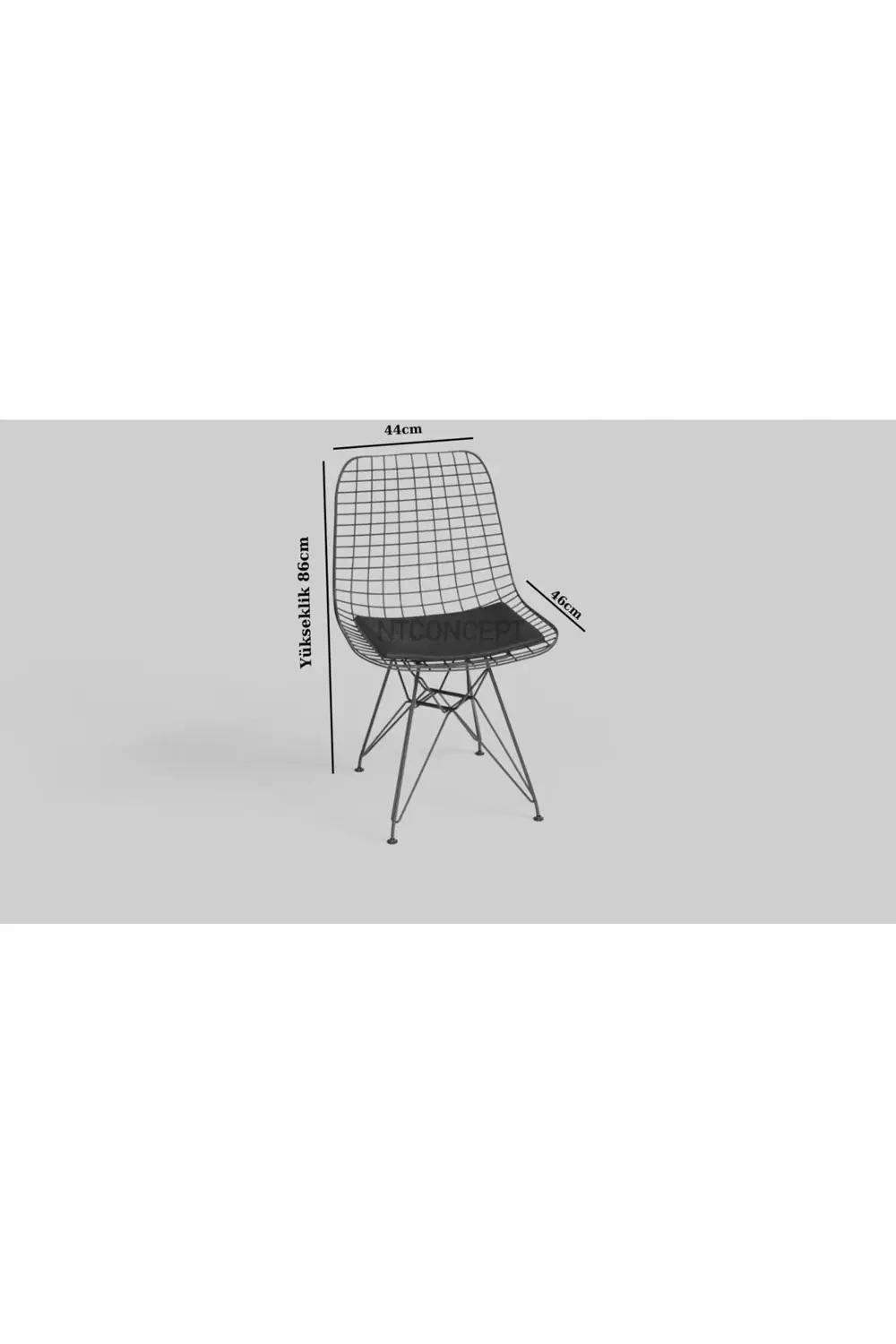 Nt Concept Ntconcept Doğal Ahşap Sandalyeli Masa Takımı(85Cm-210Cm Masa 8 Te