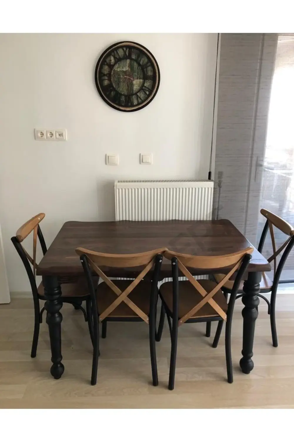 Nt Concept Ntconcept Doğal Ahşap Yemek Masası - (Uzunluk 185Cm-Derinlik 85Cm