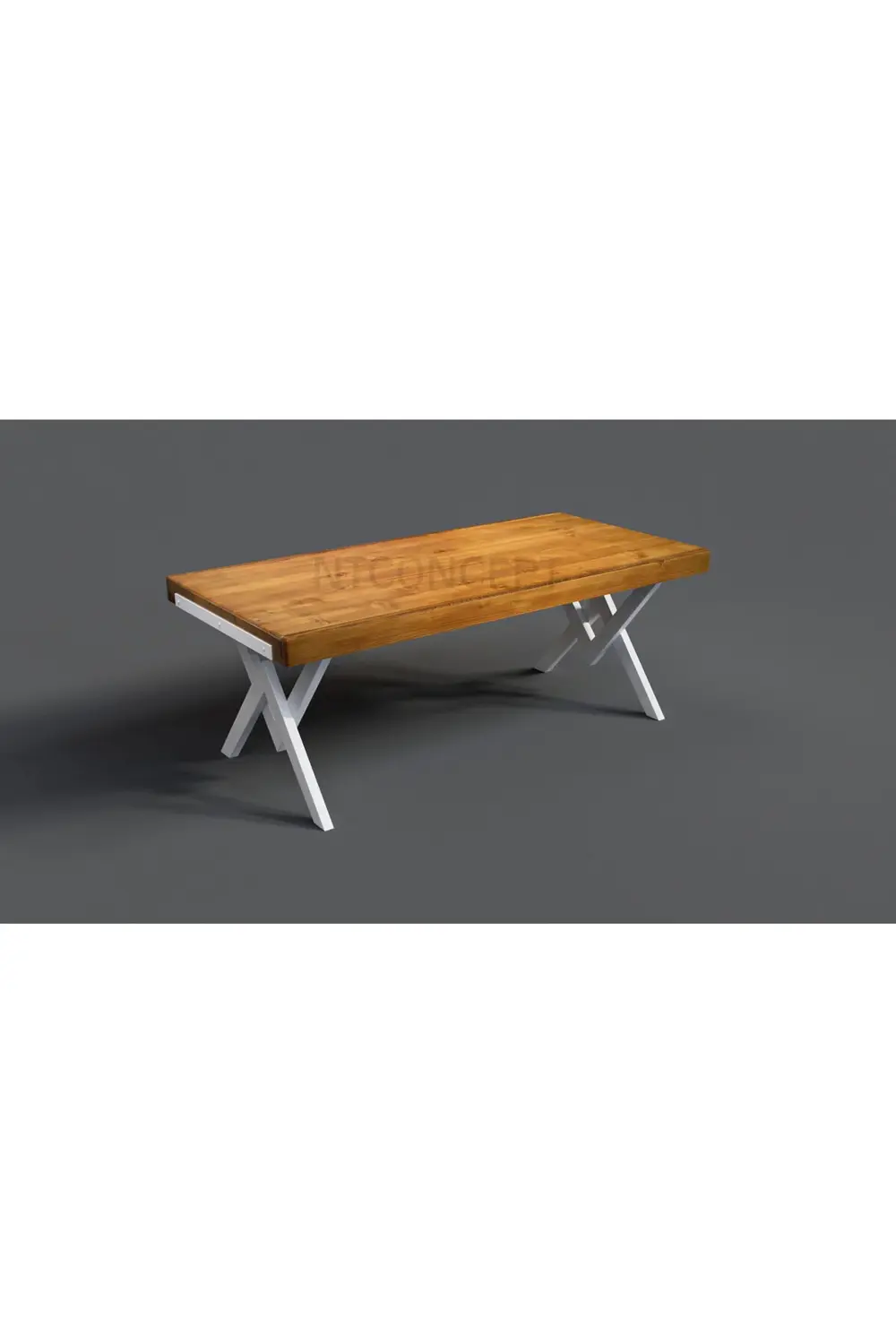 Ntconcept Doğal Ahşap Yemek Masası(85cm-220cm)