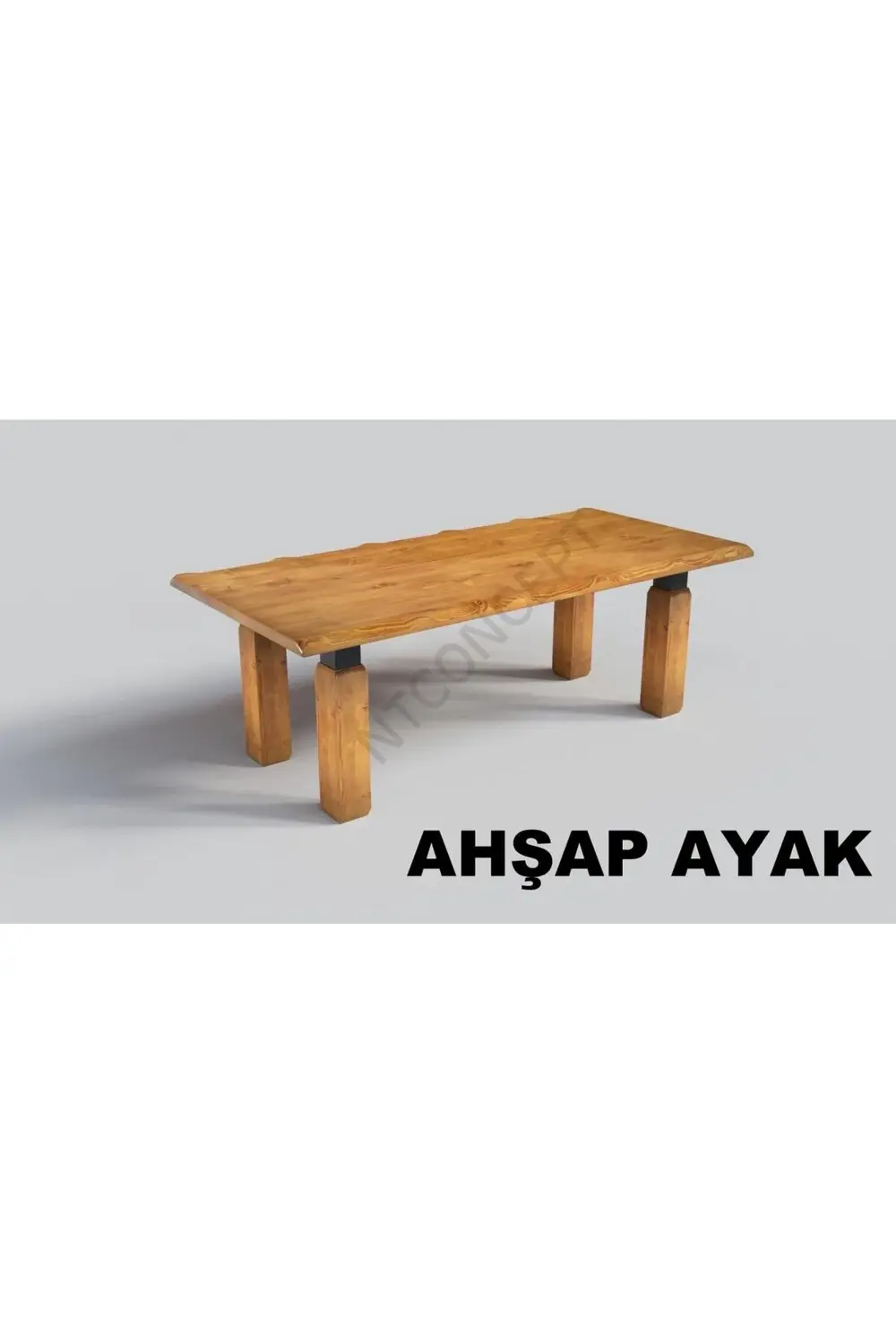 Ntconcept Doğal Ahşap Yemek Masası(85cm-220cm)