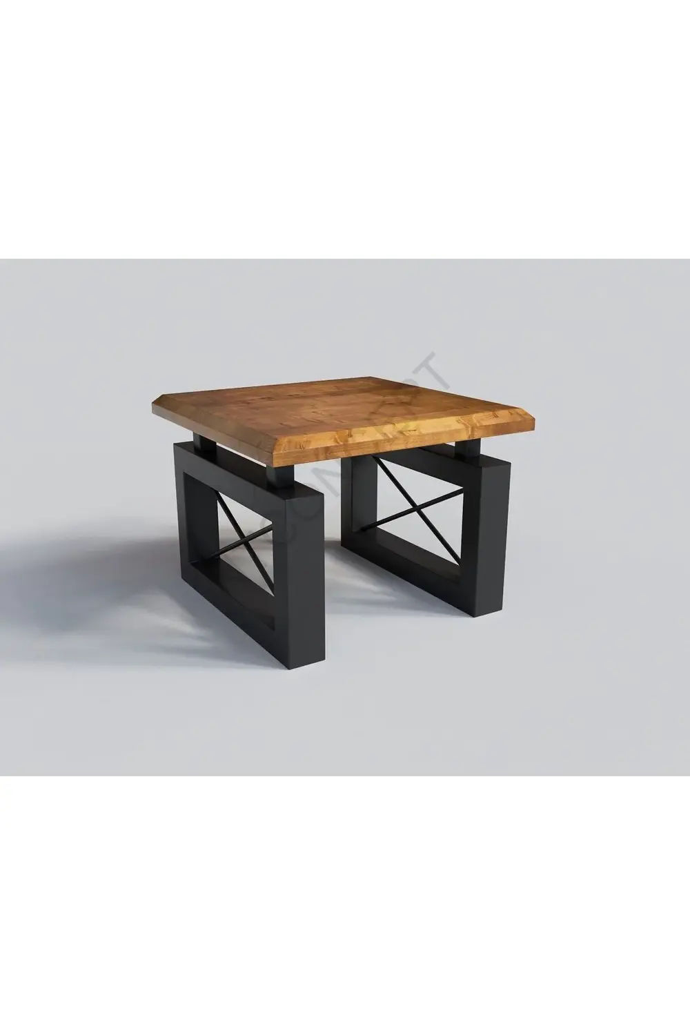 Ntconcept Ena Doğal Ahşap Sehpa(100cm-100cm-h44cm)