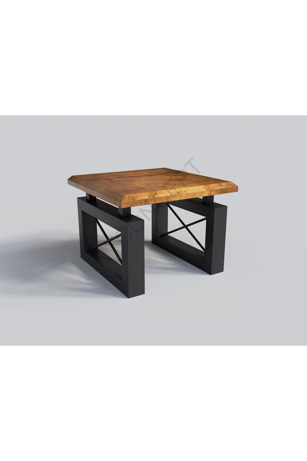 Nt Concept Ntconcept Ena Masif Ahşap Sehpa(100Cm-100Cm-H44cm)