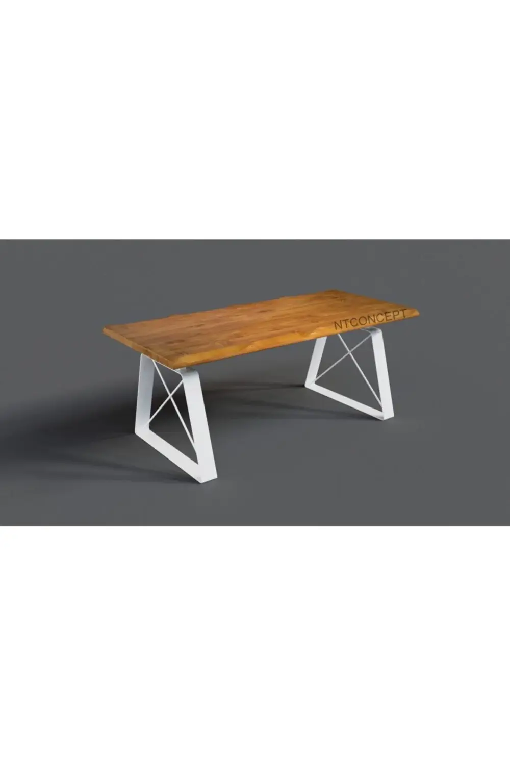 Nt Concept Ntconcept Everest Masif Ağaç Yemek Masası (85Cm-200Cm)