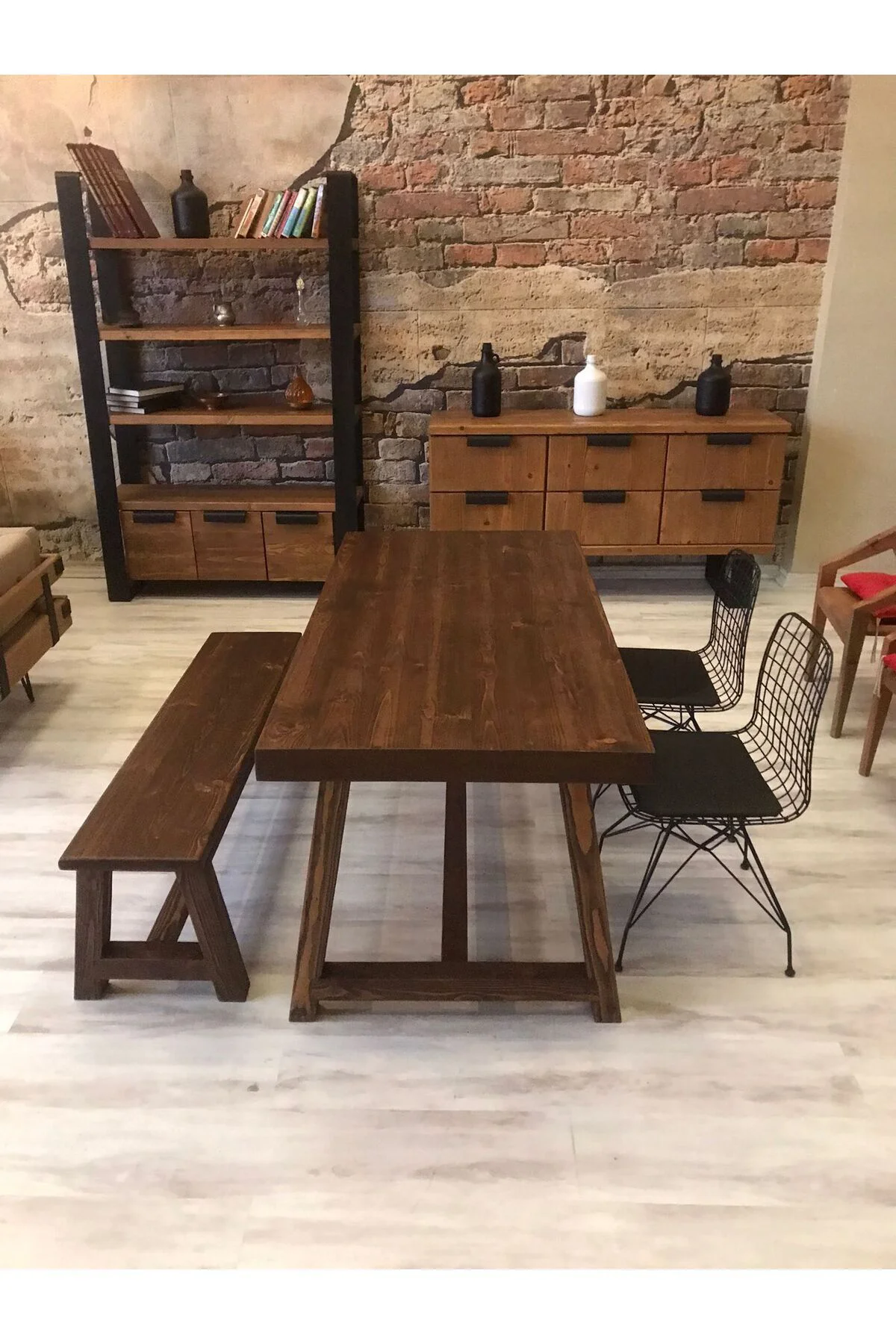 Ntconcept Farmlife Doğal Ahşap Masif Yemek Masası (85X160CM) Ntconcept Farmlife Doğal Ahşap Masif Yemek Masası (85X160CM)