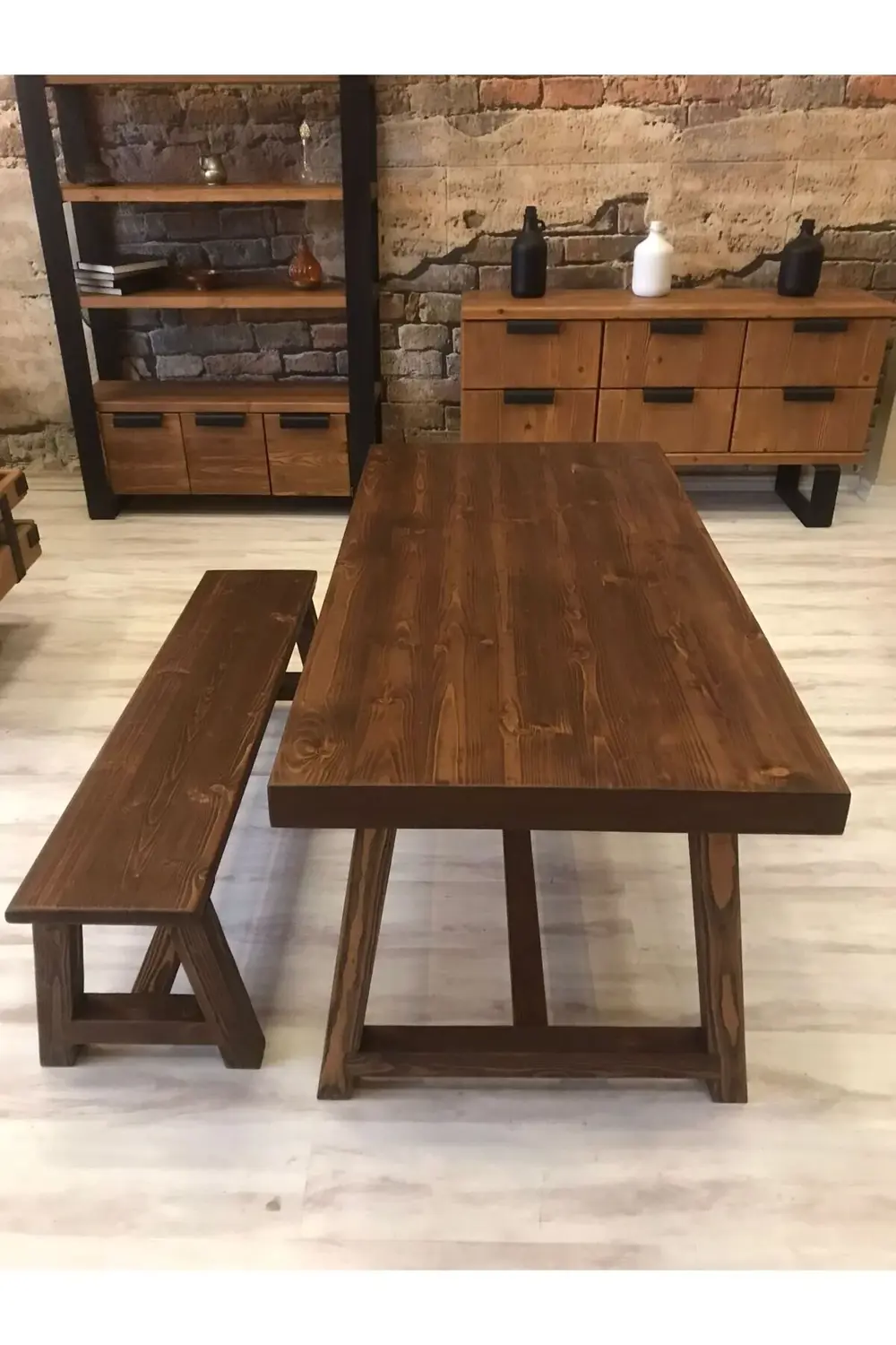 Ntcollection Ntconcept Farmlife Doğal Ahşap Masif Yemek Masası (85X180cm)