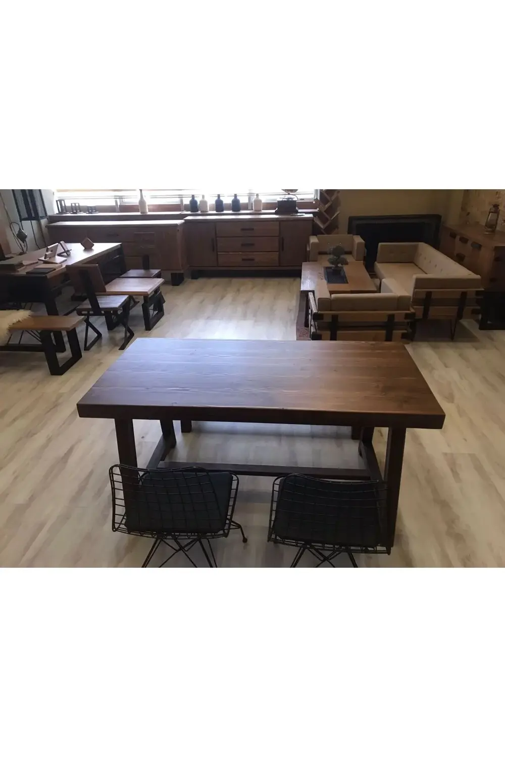 Ntcollection Ntconcept Farmlife Doğal Ahşap Masif Yemek Masası (85X220cm) Ntcollection Ntconcept Farmlife Doğal Ahşap Masif Yemek Masası (85X220cm)