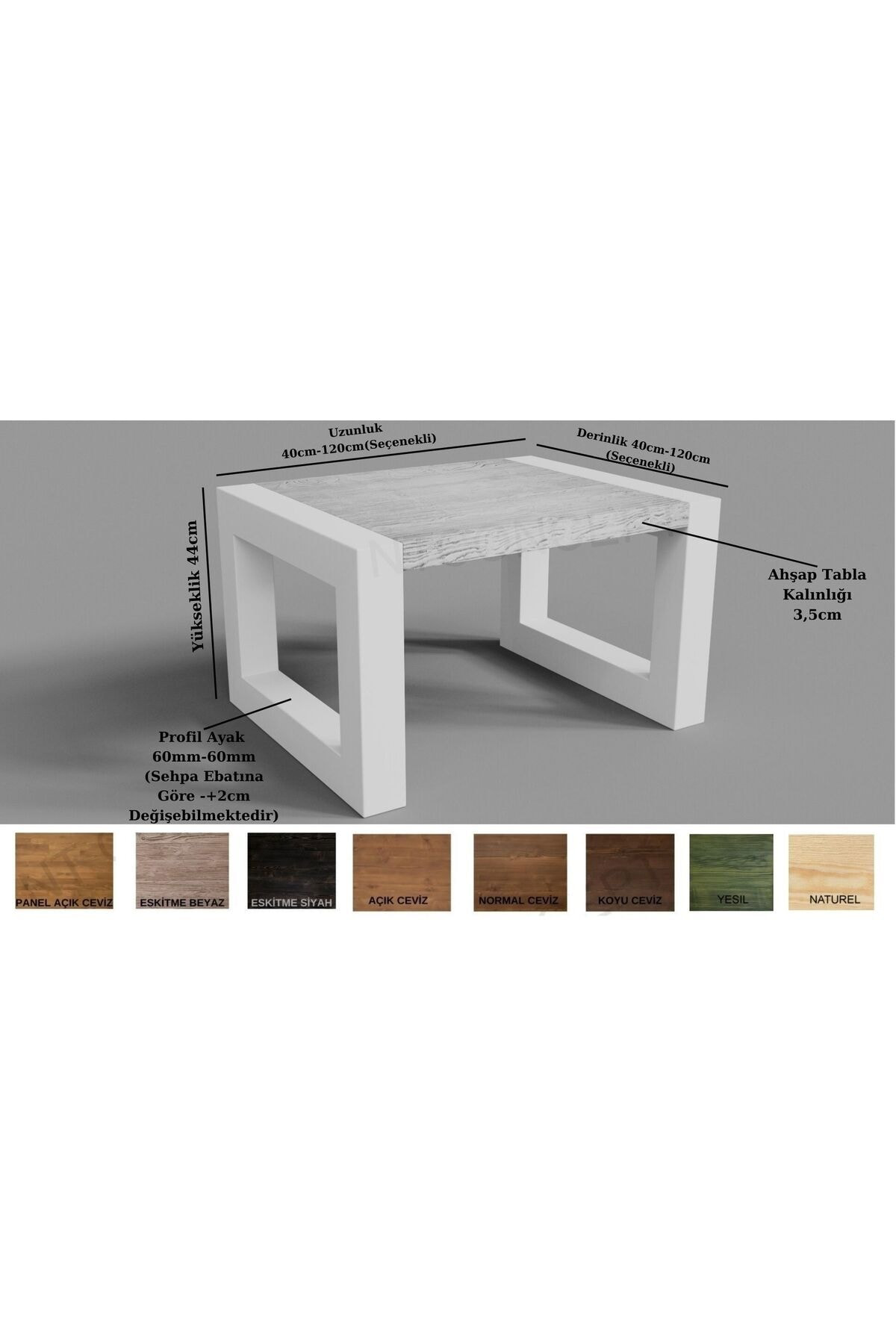 Nt Concept Ntconcept Foe Doğal Ahşap Ofis Ve Çalışma Odası Takımı-200'Lık Ta