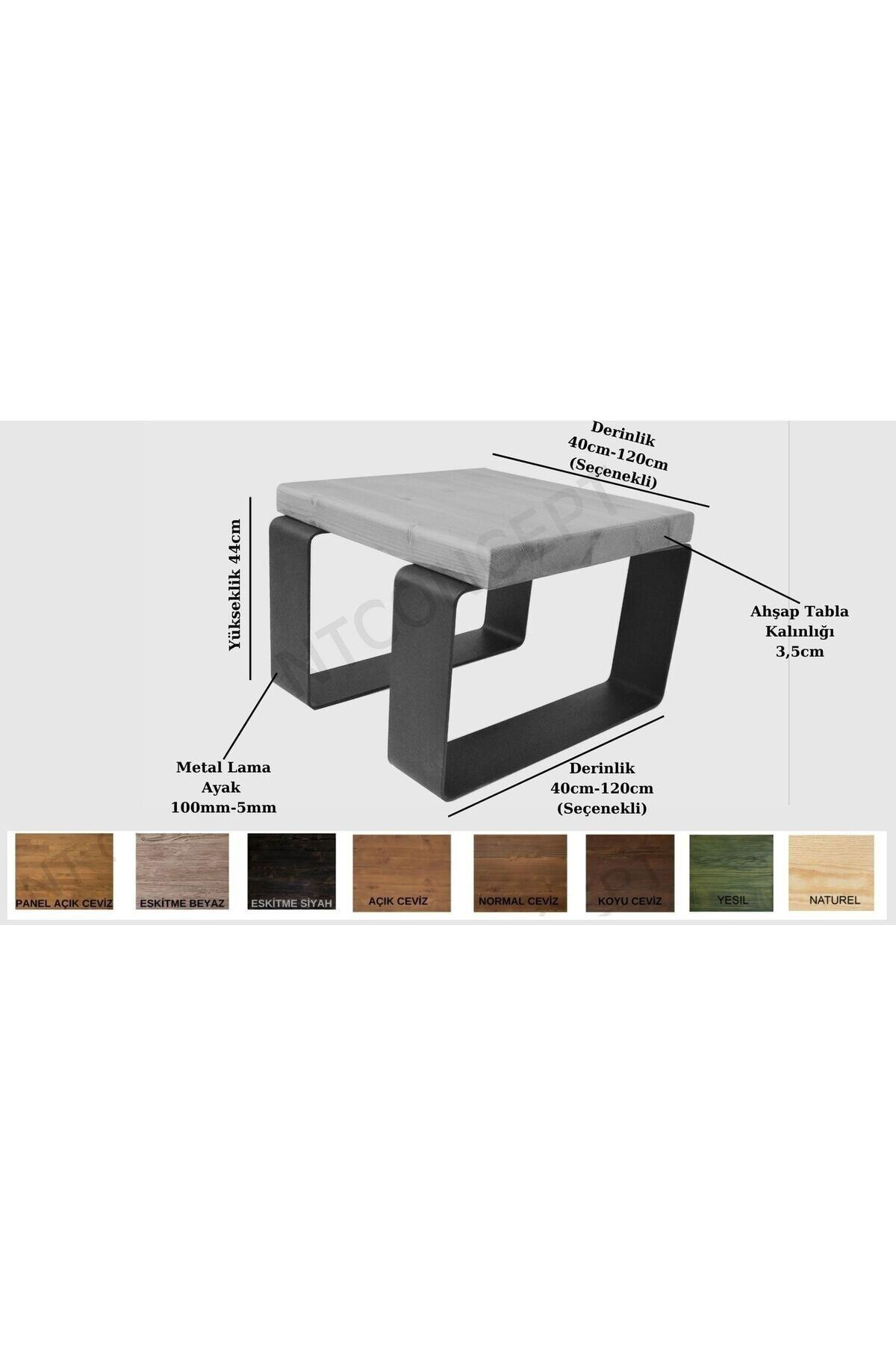 Nt Concept Ntconcept Kain Doğal Ahşap Dörtlü Ofis Ve Çalışma Odası Takımı-14