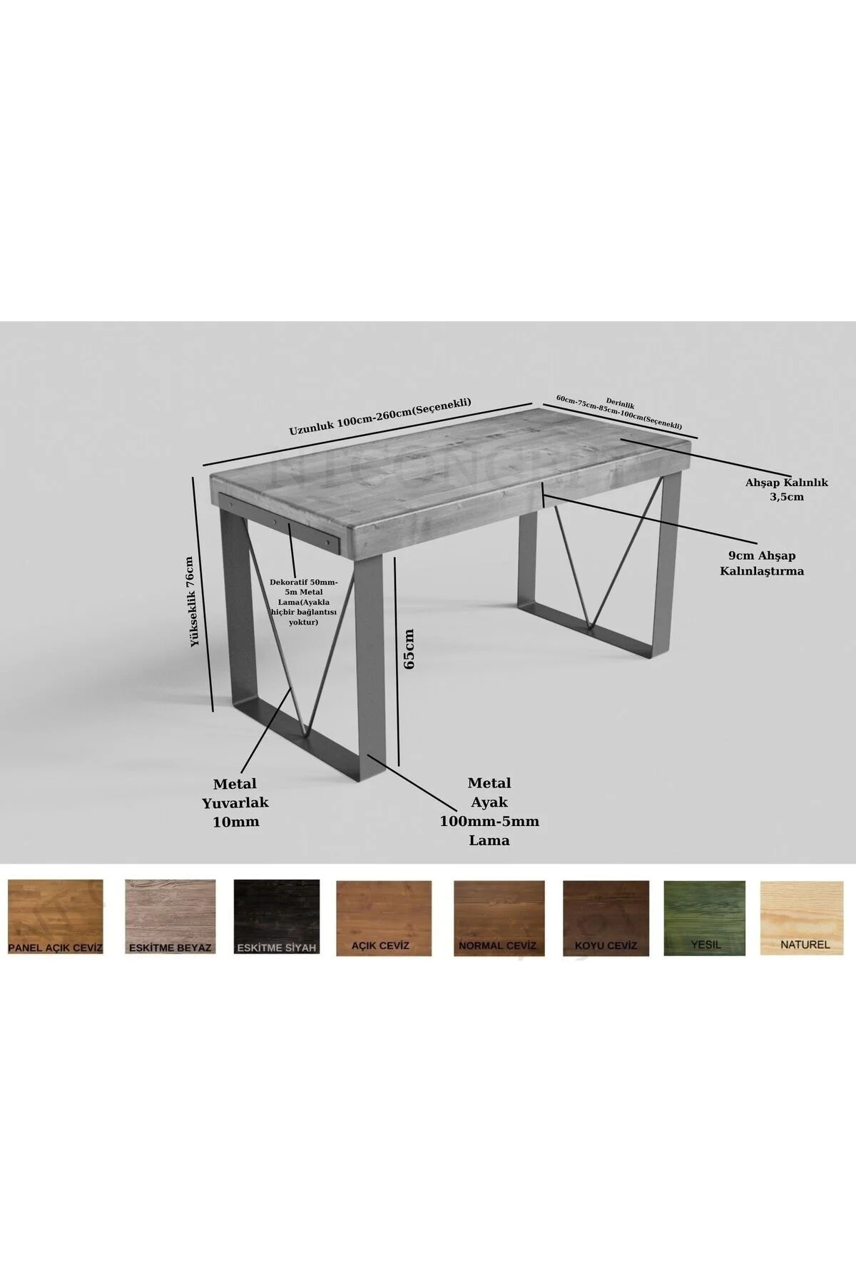 Ntconcept Lilien Doğal Ahşap Sandalyeli Masa Takımı(85CM-185CM MA