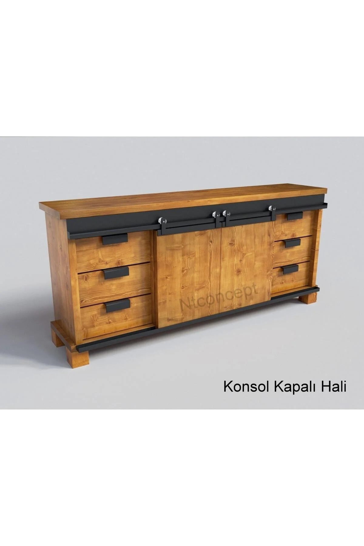 Ntconcept Liva Doğal Ağaç Ofis Takımı