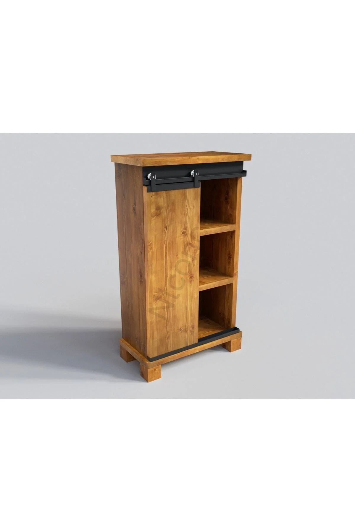 Ntconcept Maes Doğal Ağaç Ofis Dolabı 80cm-h150cm-41cm