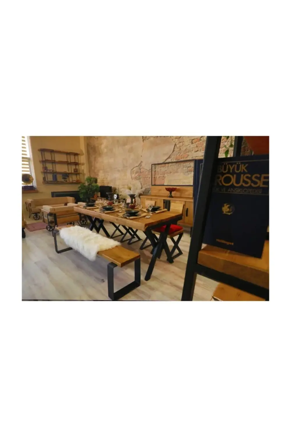 Ntconcept Masif Ağaç Bank 80 cm