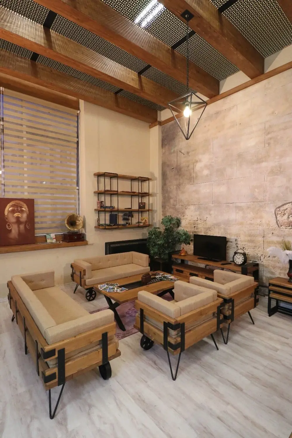 Ntconcept Masif Ağaç Koltuk Takımı(3-2-1-1)