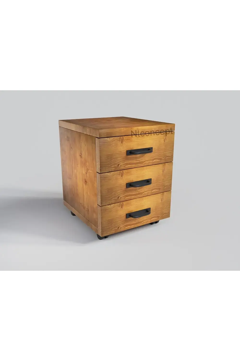 Ntconcept Masif Ağaç Ofis Dörtlü Takım-160cm-renk Seçenekli