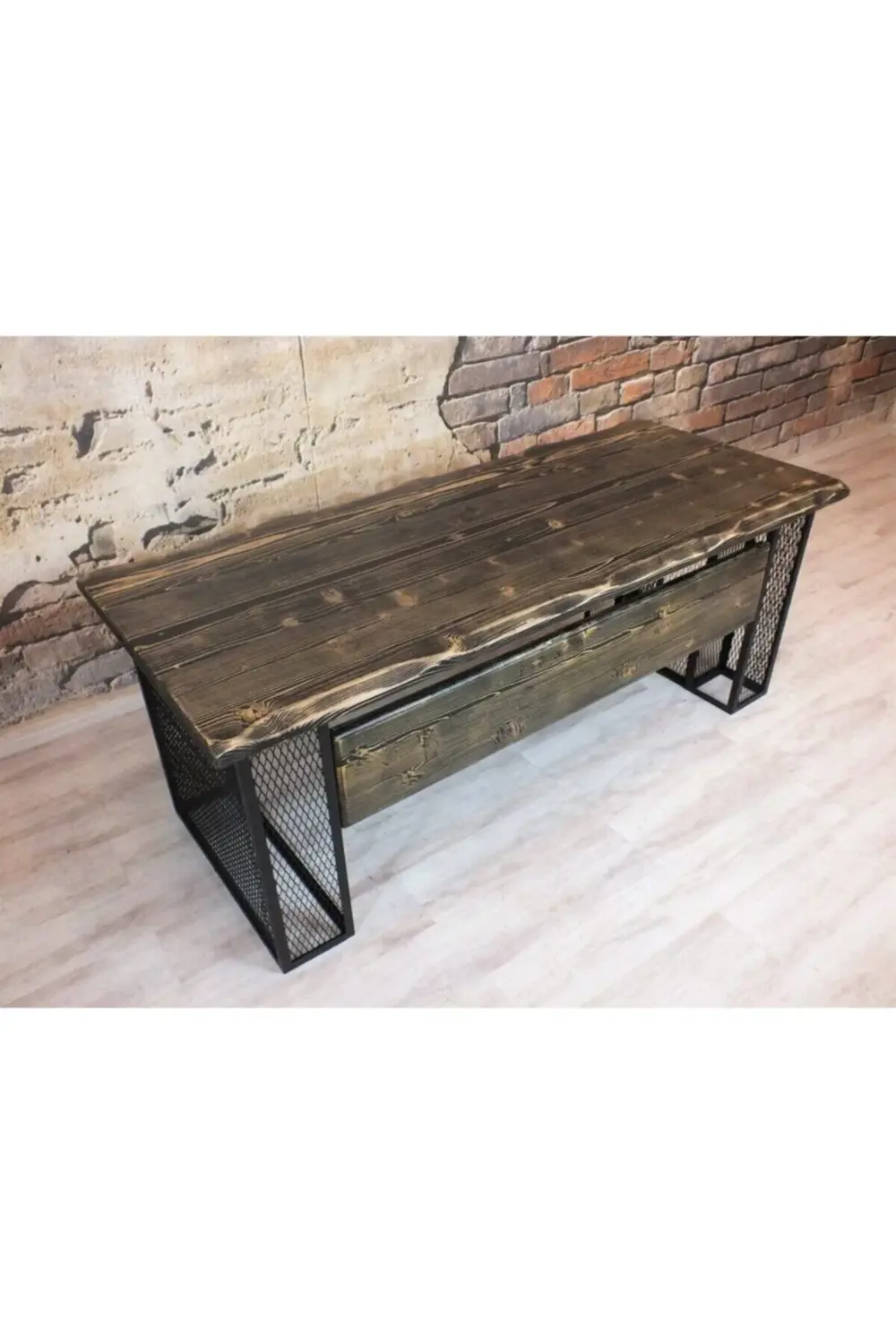 Nt Concept Ntconcept Masif Ağaç Ofis Ve Çalışma Masası(100Cm-260Cm)