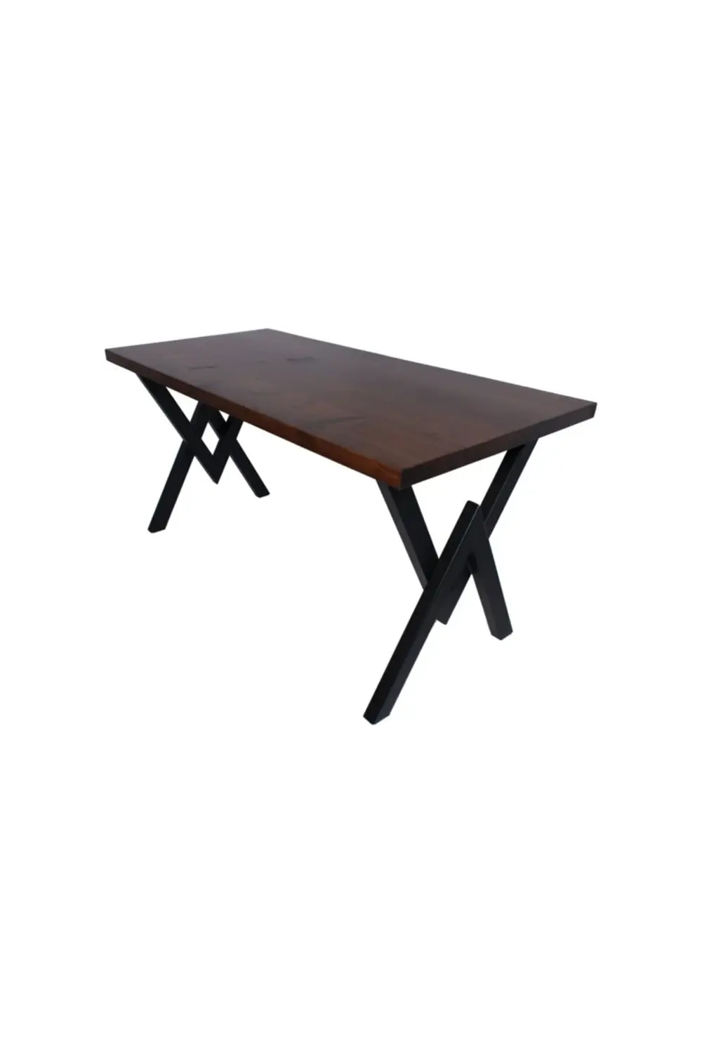 Nt Concept Ntconcept Masif Ağaç Ofis Ve Topantı Masası(85Cm-250Cm-Koyu Ceviz