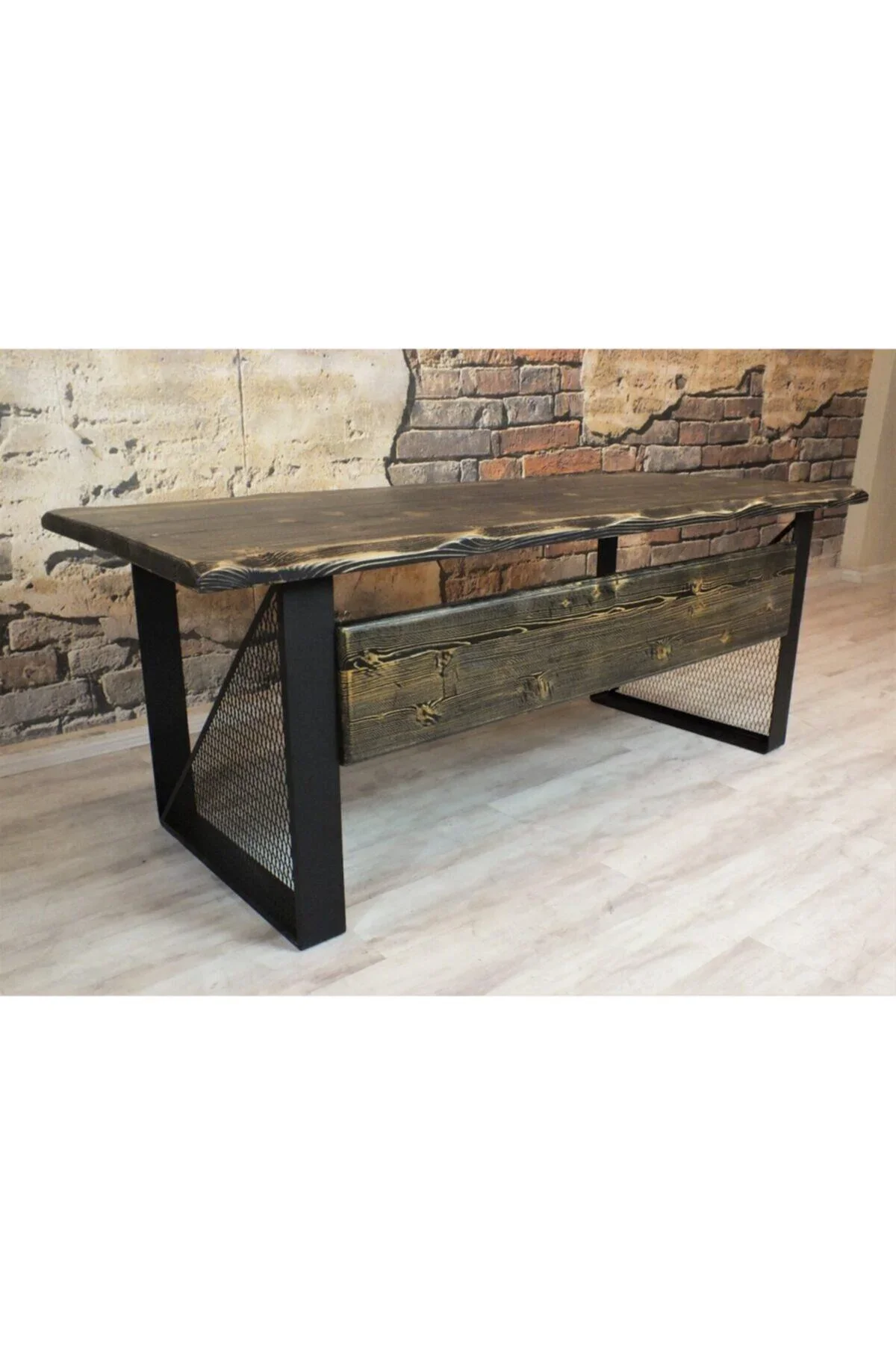 Ntconcept Masif Ağaç Ofis Ve Çalışma Masası(85cm-180cm) Ntconcept Masif Ağaç Ofis Ve Çalışma Masası(85cm-180cm) - Görsel 3