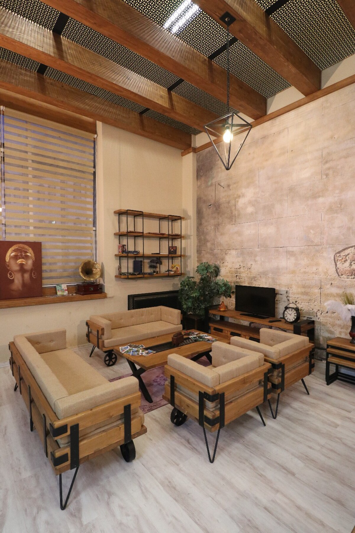 Nt Concept Ntconcept Masif Ağaç Koltuk Takımı(3-2-1-1)