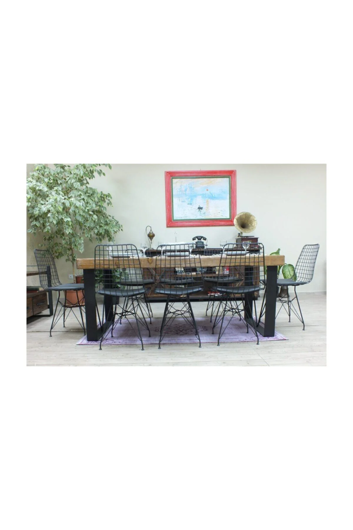 Ntconcept Masif Ağaç Yemek Masası - 85cm-150cm Masa - Görsel 7