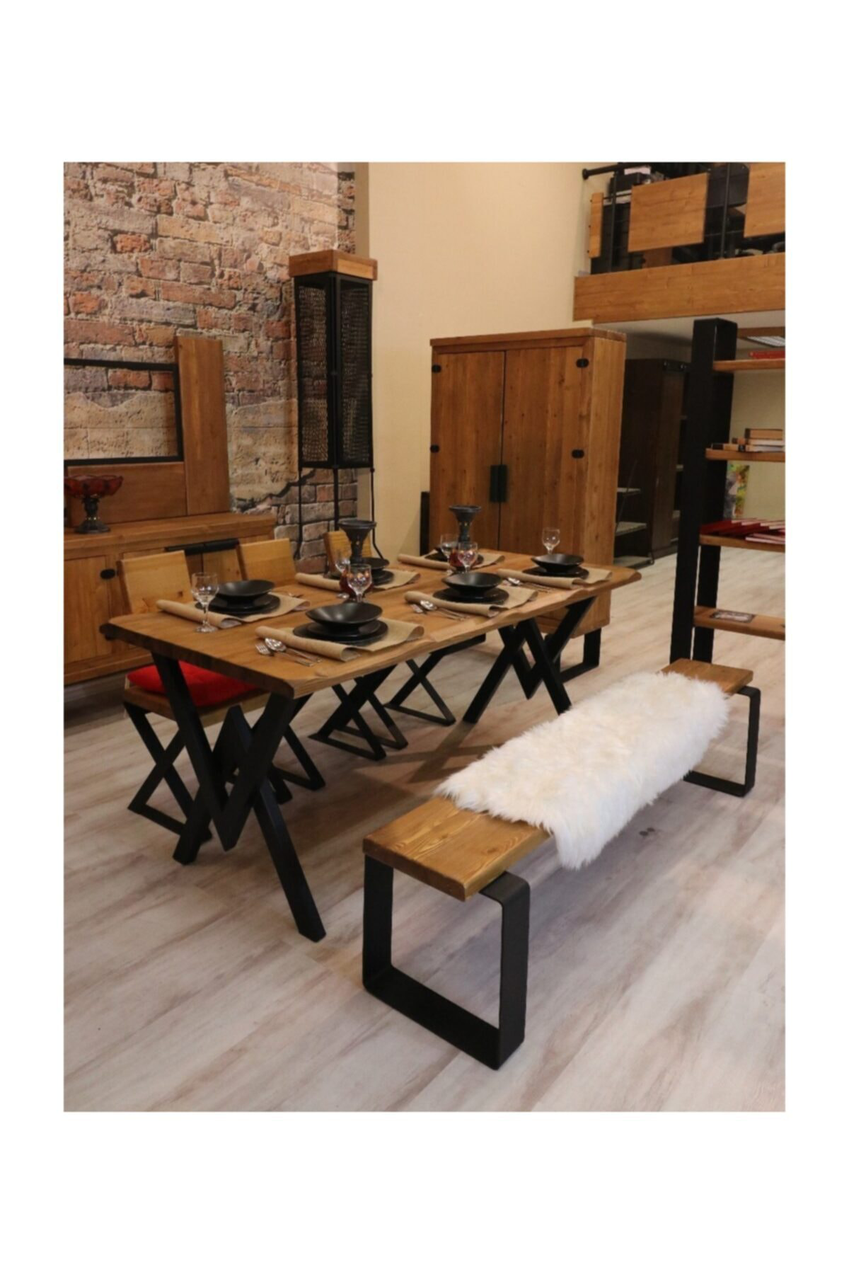 Nt Concept Ntconcept Masif Ağaç Bank 150 Cm