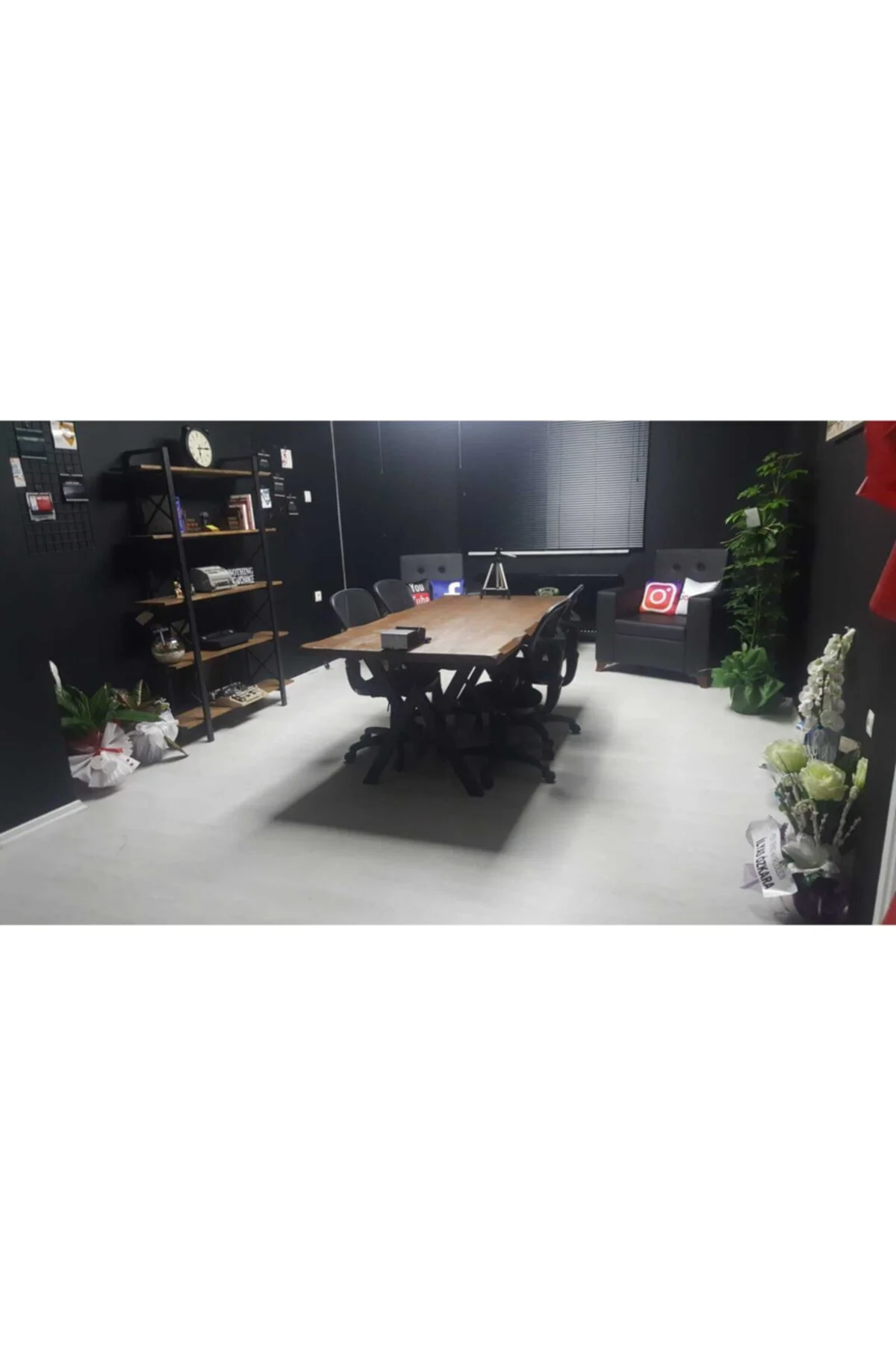 Ntconcept Masif Doğal Ağaç Toplantı Ve Ofis Masası(85cm-240cm)