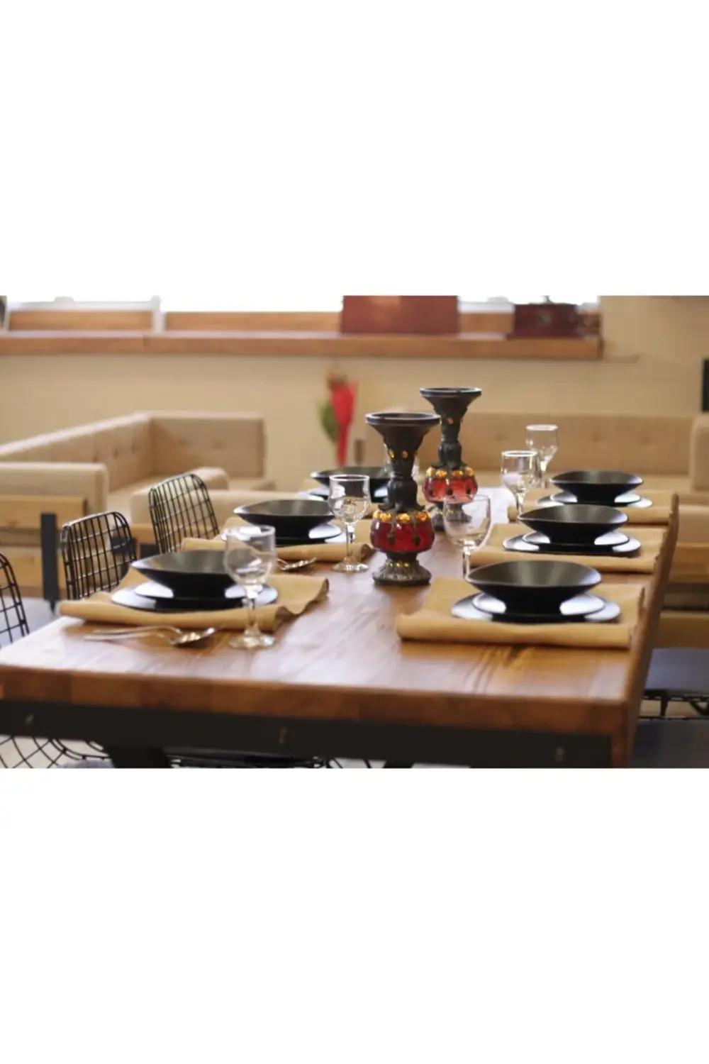 Nt Concept Ntconcept Mira Masif Ağaç Mutfak Masası(100Cm-210Cm Masa)