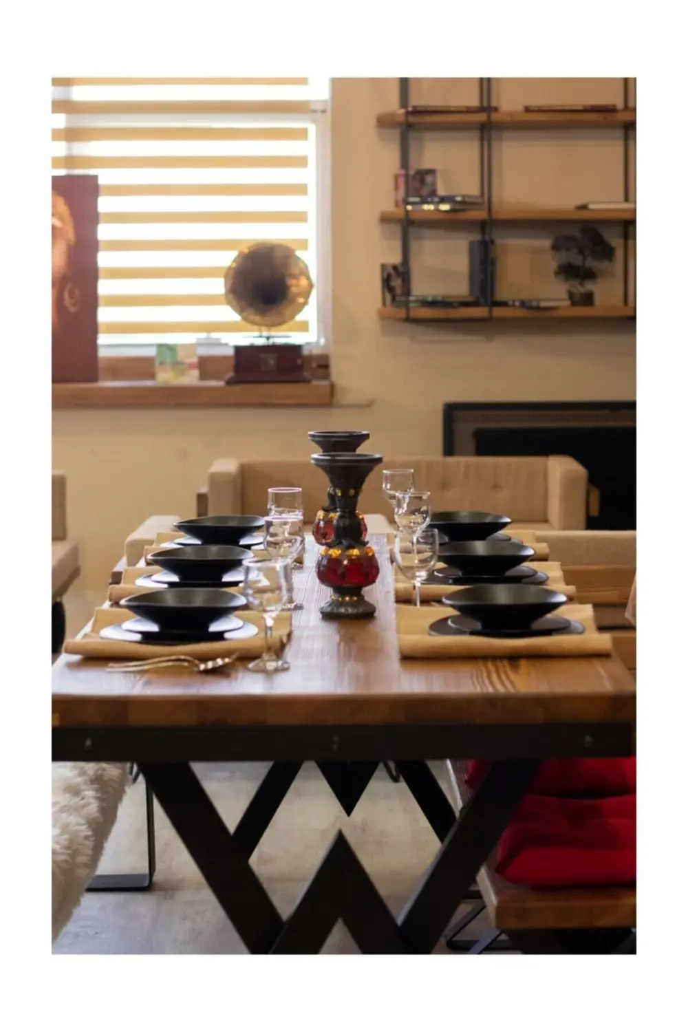 Ntconcept Mira Masif Ağaç Yemek Masası - 85cm-200cm Masa