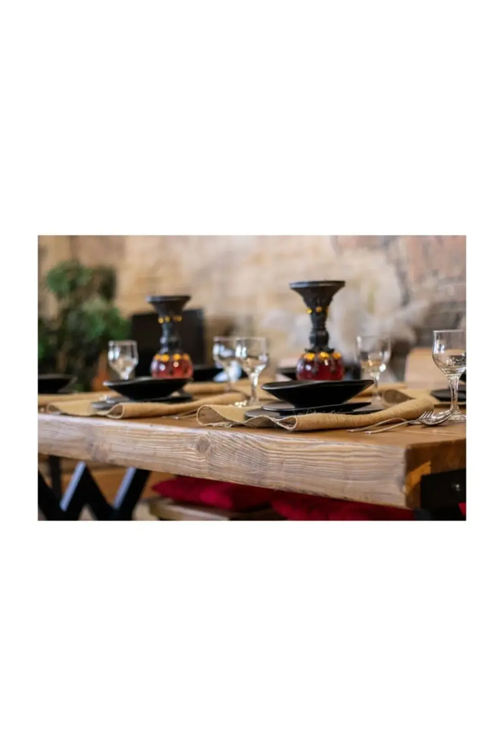 Ntconcept Mira Masif Ağaç Yemek Masası - 85cm-200cm Masa