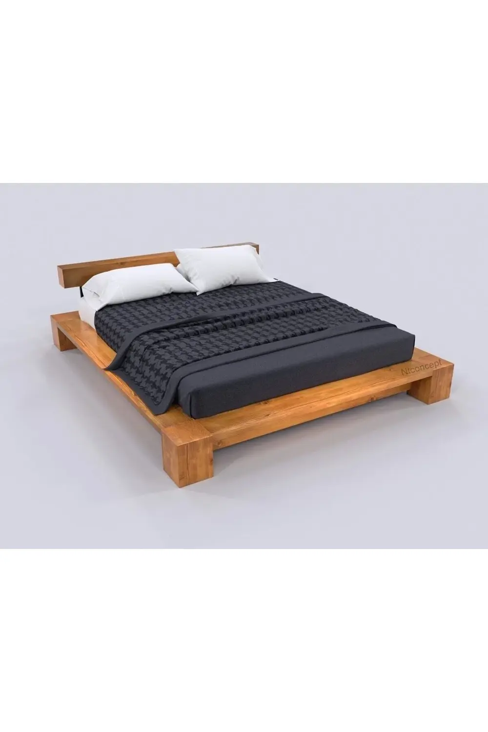 Ntconcept Mirna Doğal Ağaç Karyola 160 Cm-200 Cm