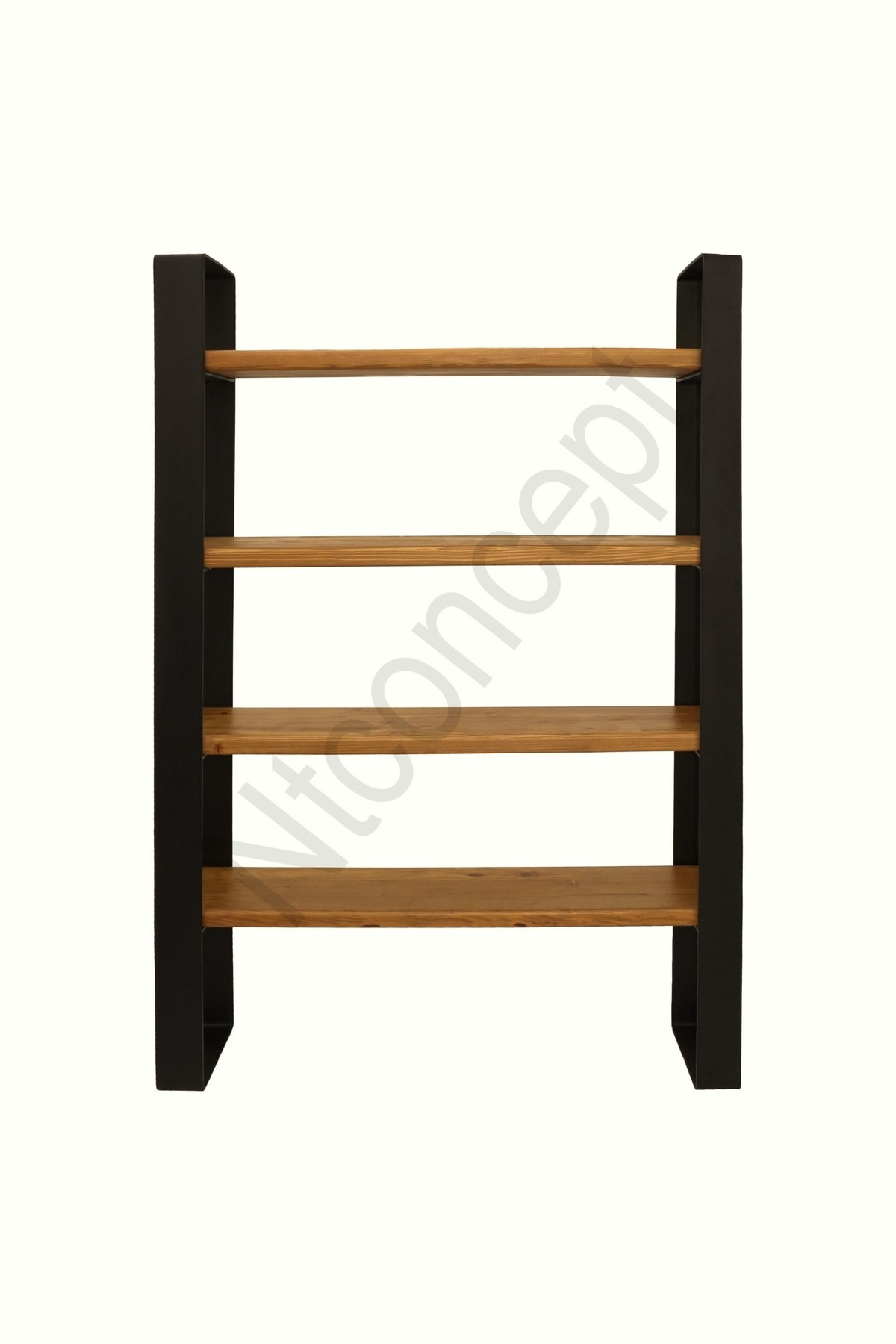 Nt Concept Ntconcept Nia Masif Ağaç Kitaplık-Vitrin(En 80Cm)