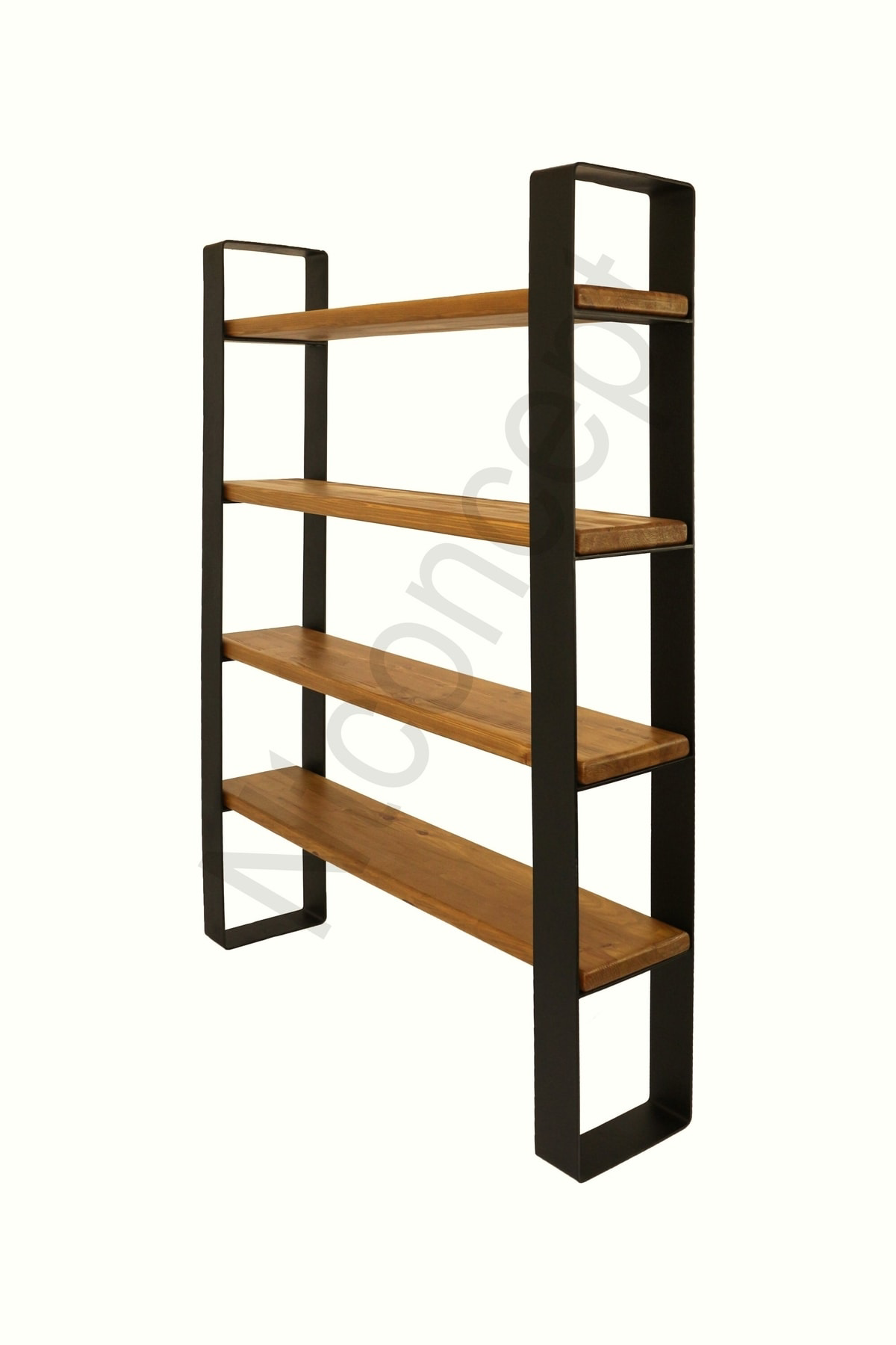 Nt Concept Ntconcept Nia Masif Ağaç Kitaplık-Vitrin(En 80Cm)