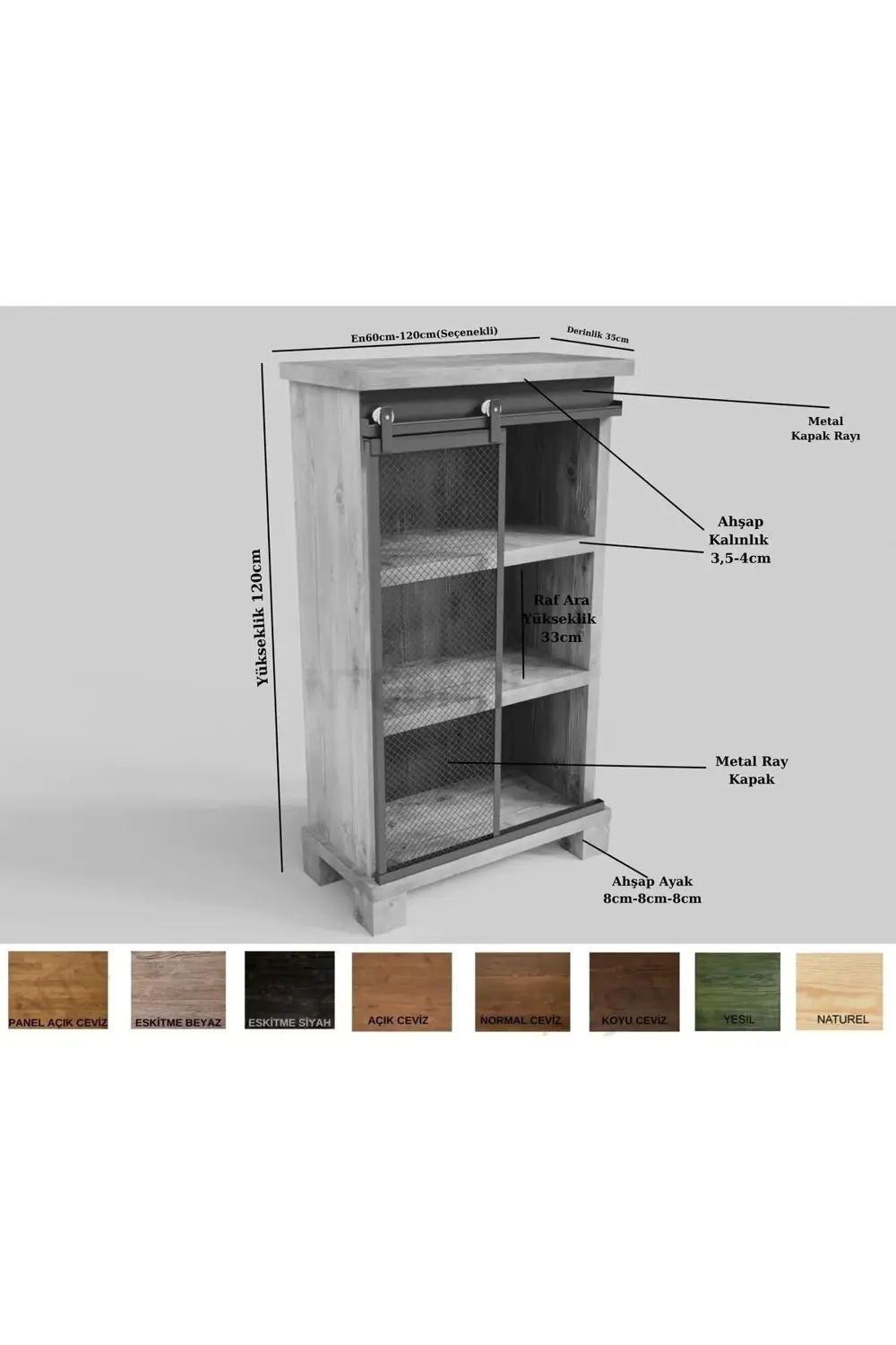 Ntconcept Nita Doğal Ahşap Ofis Ve Çalışma Odası Takımı-240'lık T