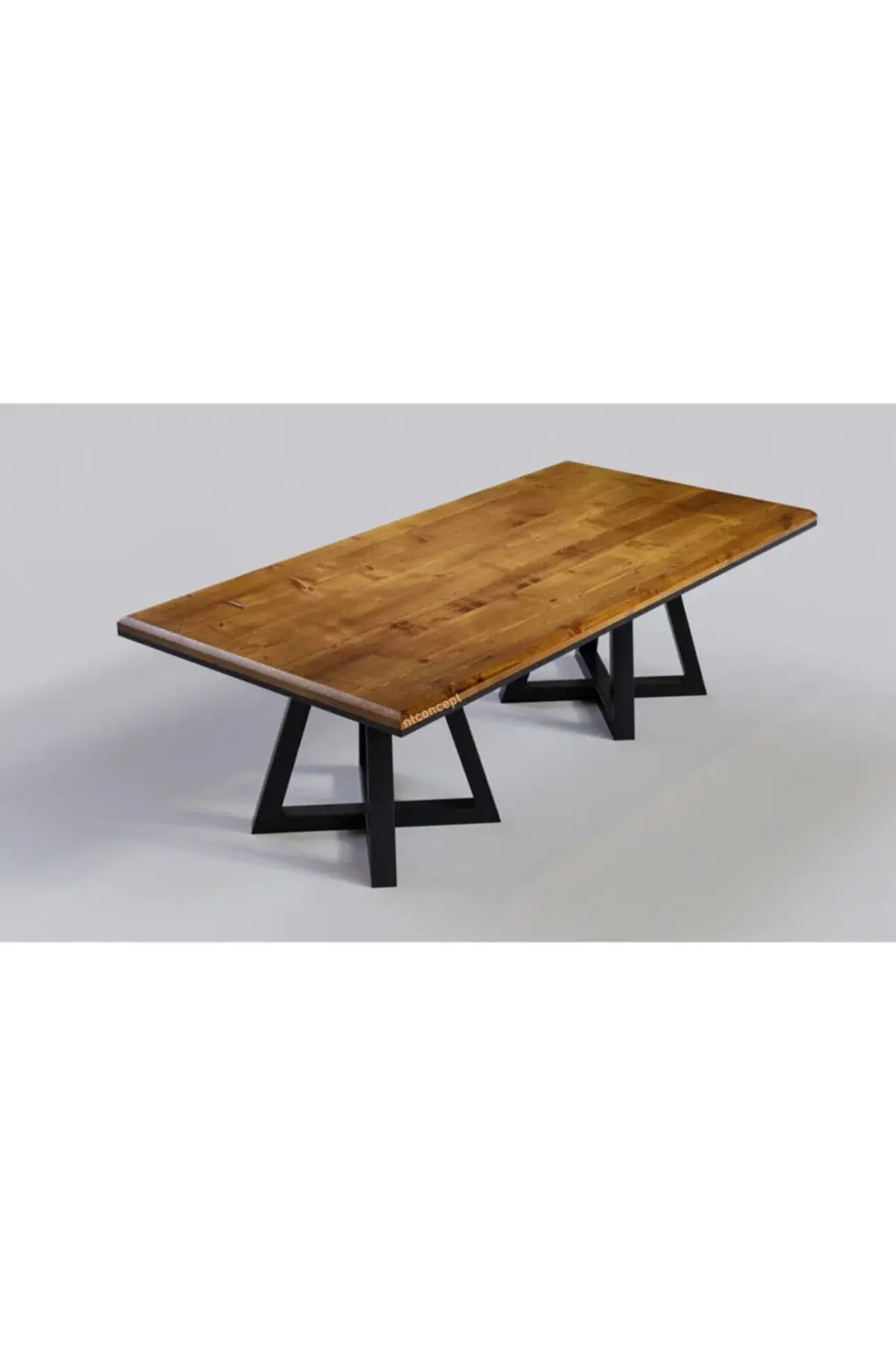 Nt Concept Ntconcept Quen Masif Ağaç Toplantı Masası-100Cm-260Cm-H78cm