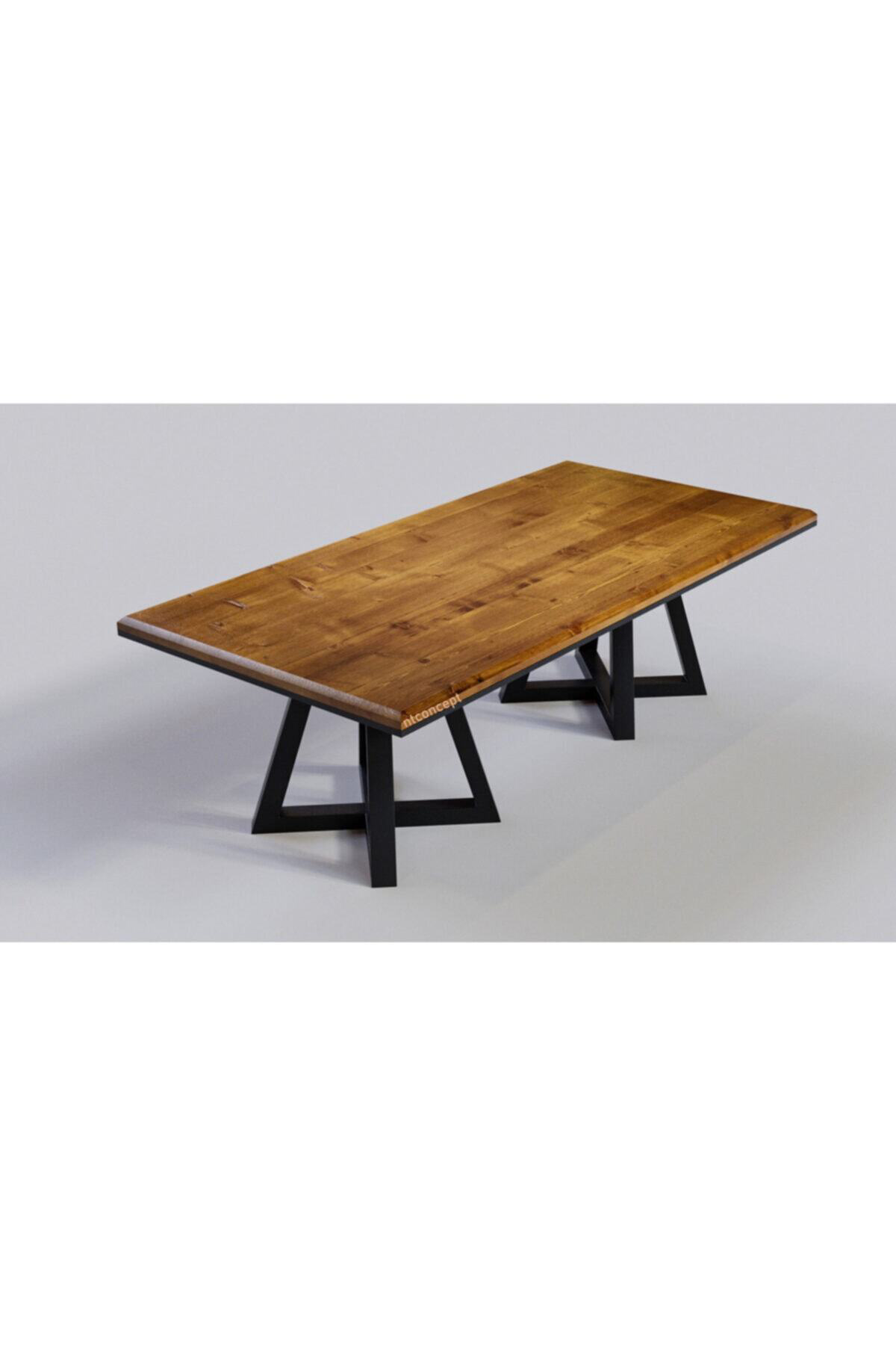 Nt Concept Ntconcept Quen Masif Ağaç Toplantı Masası-100Cm-260Cm-H78cm