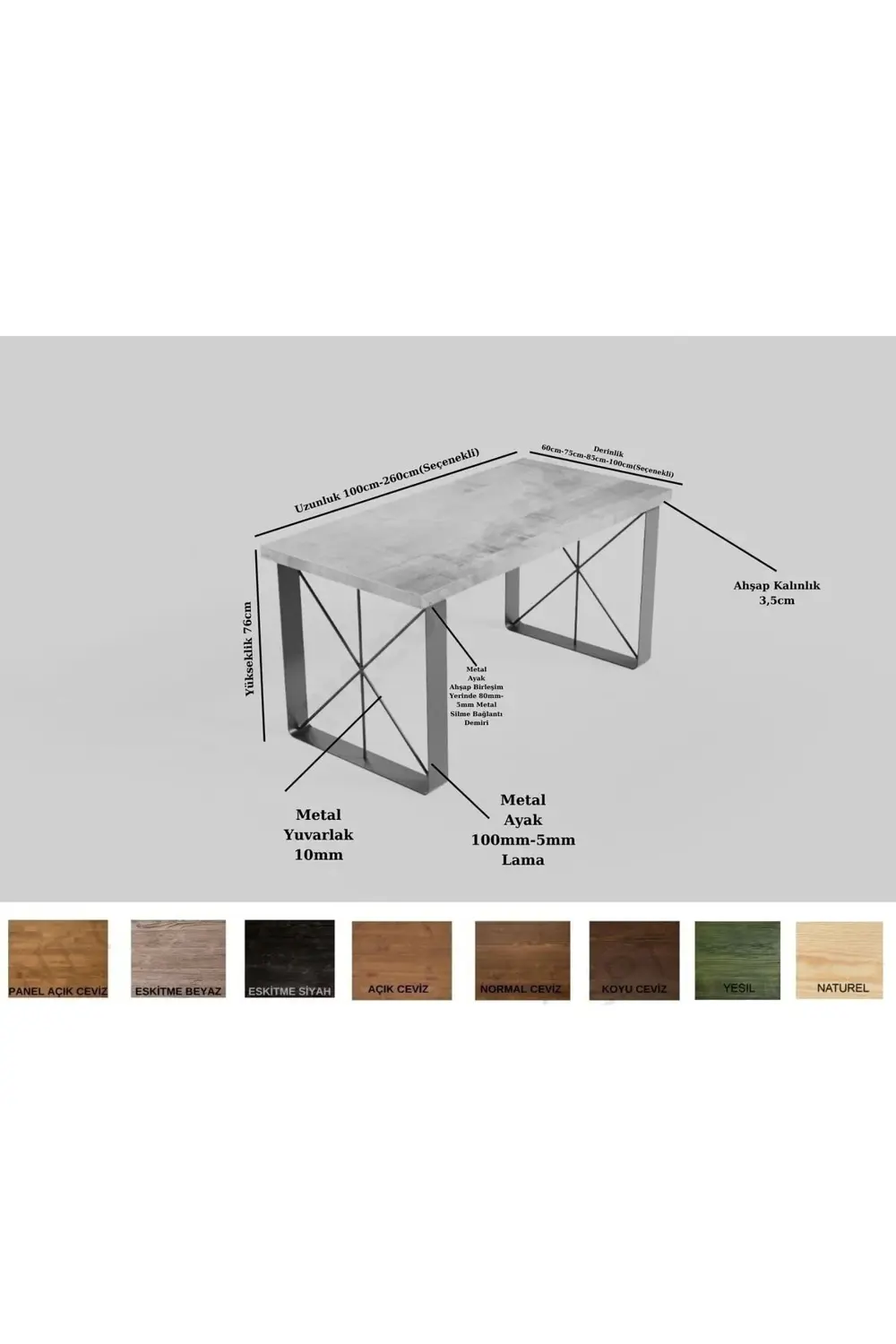 Nt Concept Ntconcept Rodo Üçlü Ofis Ve Çalışma Odası Takımı-200'Luk Takım