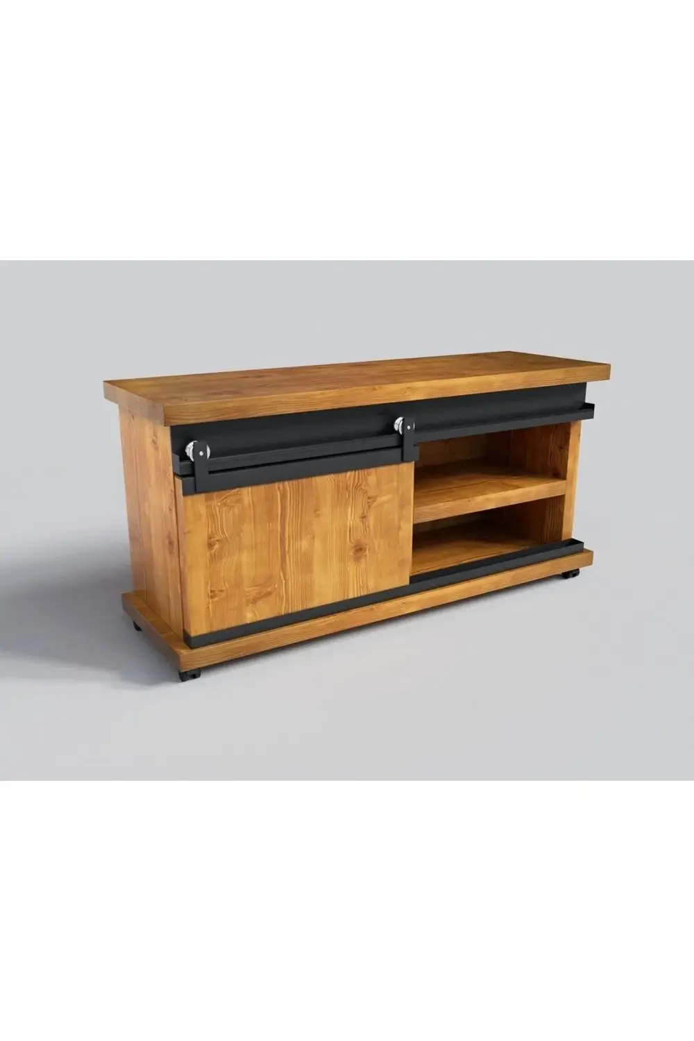 Nt Concept Ntconcept Tin Doğal Ağaç Keson 110Cm-H60cm-41Cm