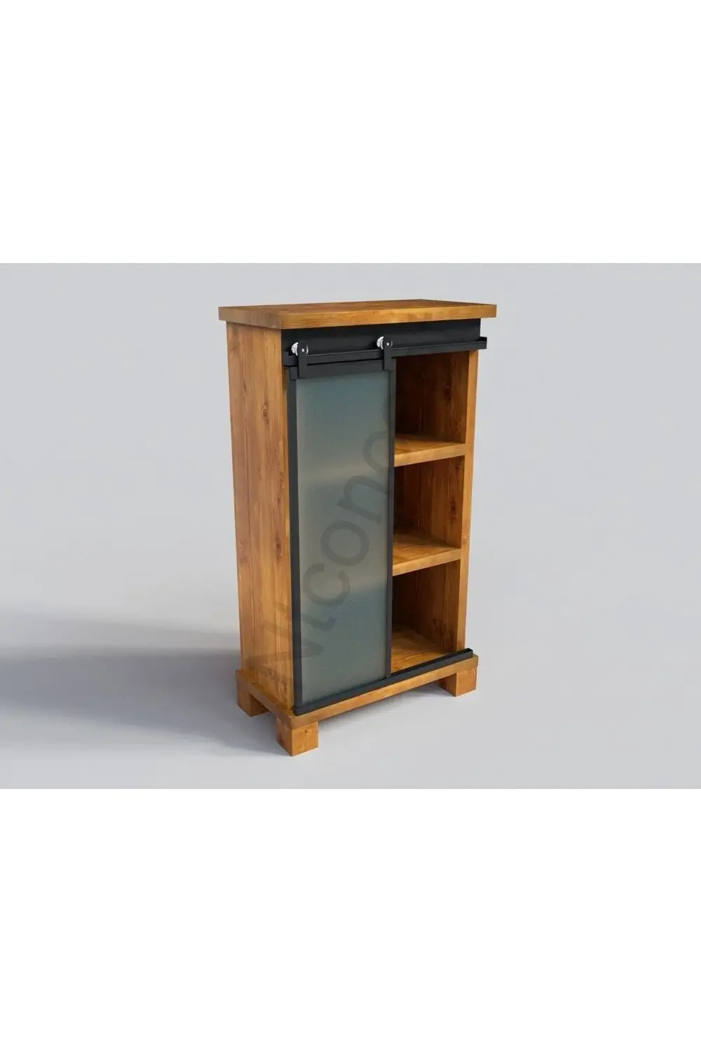 Nt Concept Ntconcept Ting Doğal Ağaç Ofis Dolabı(60Cm-H150cm-41Cm)