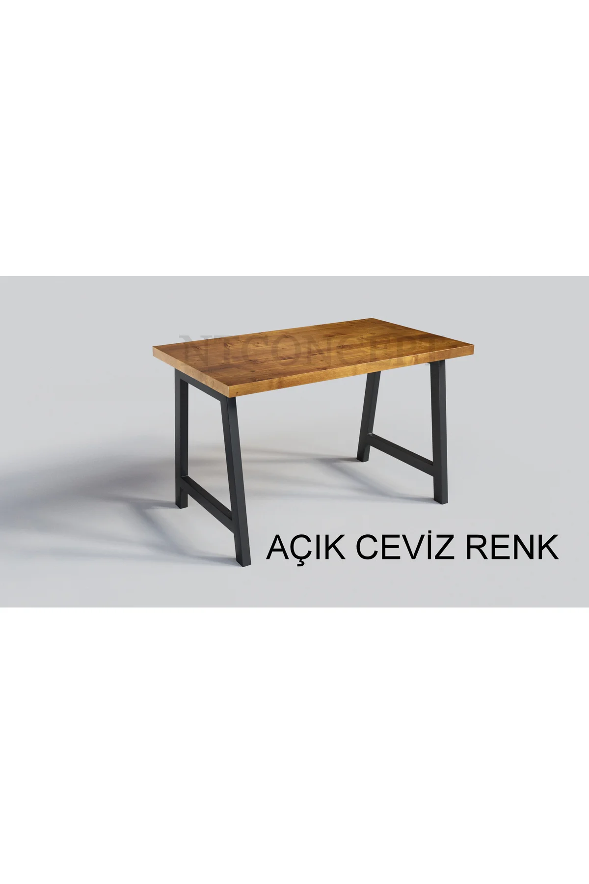 Ntconcept Tuale Masif Ağaç Ofis Ve Çalışma Masası(75CM-120CM)