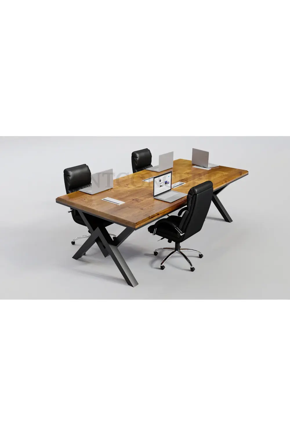 Nt Concept Ntconcept Venüs Doğal Ağaç Toplantı Masası(120Cm-280Cm)