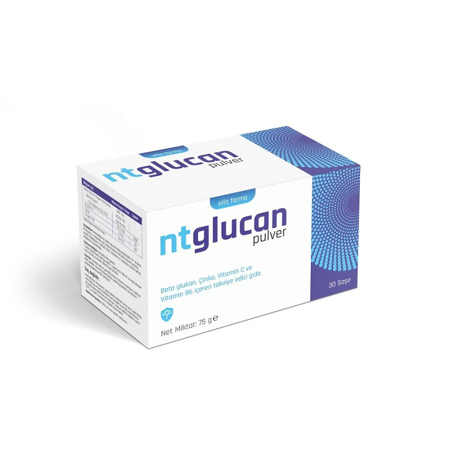 NTGlucan Pulver 30 Saşe NTGlucan Pulver 30 Saşe Fiyatı, Yorumları ve Özellikleri