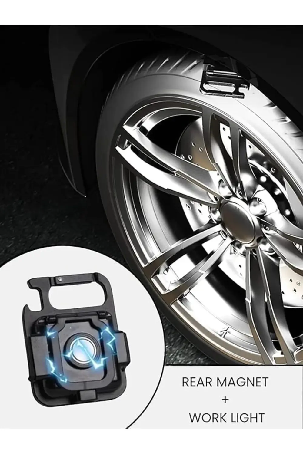 Ntwork 2 Adet Mini Taşınabilir Led Çok Fonksiyonlu Fener, Yüksek