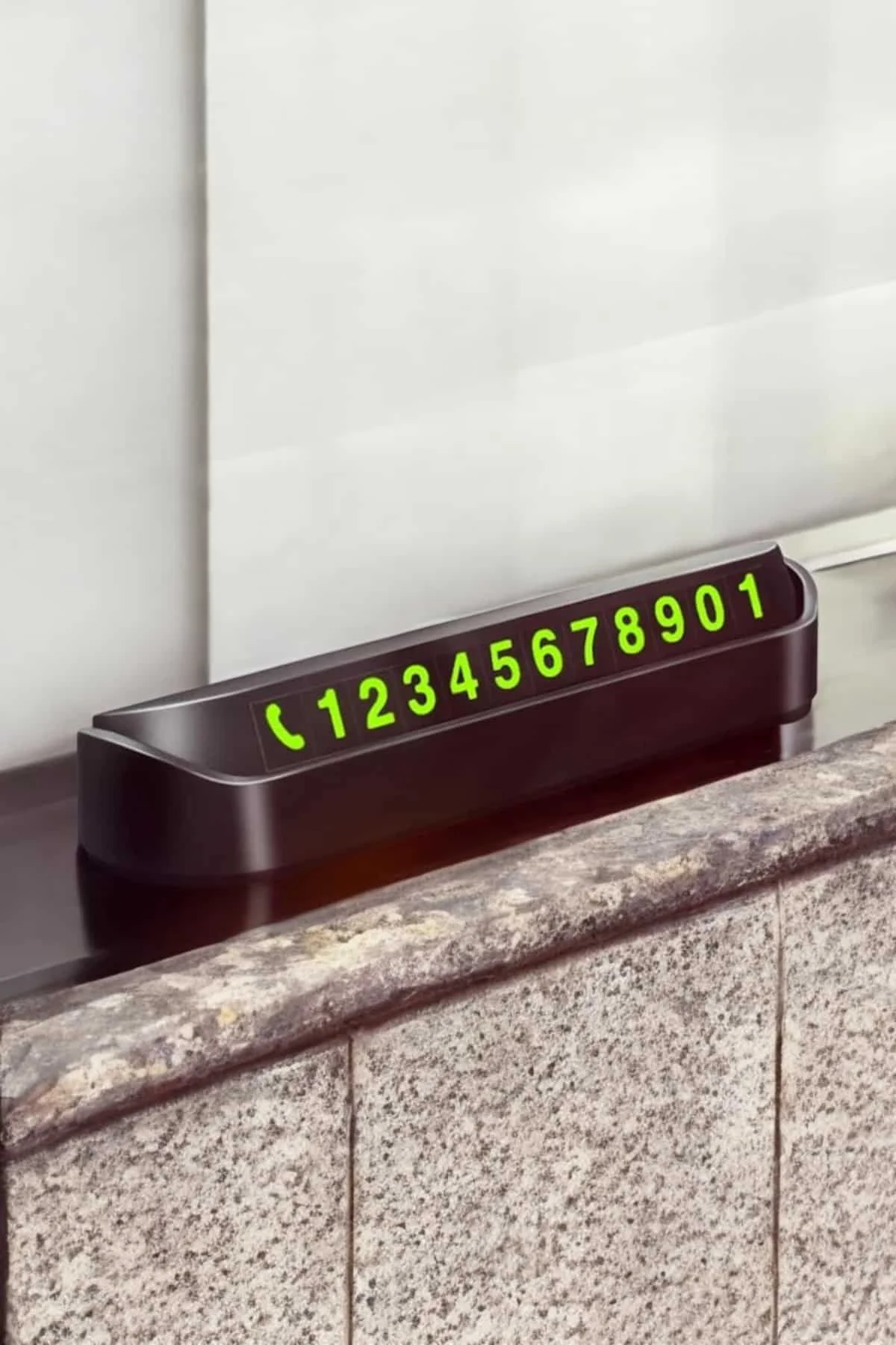 Numaralık Araç İçi Araba Araç Park Numaratör Telefon Numarası Yaz