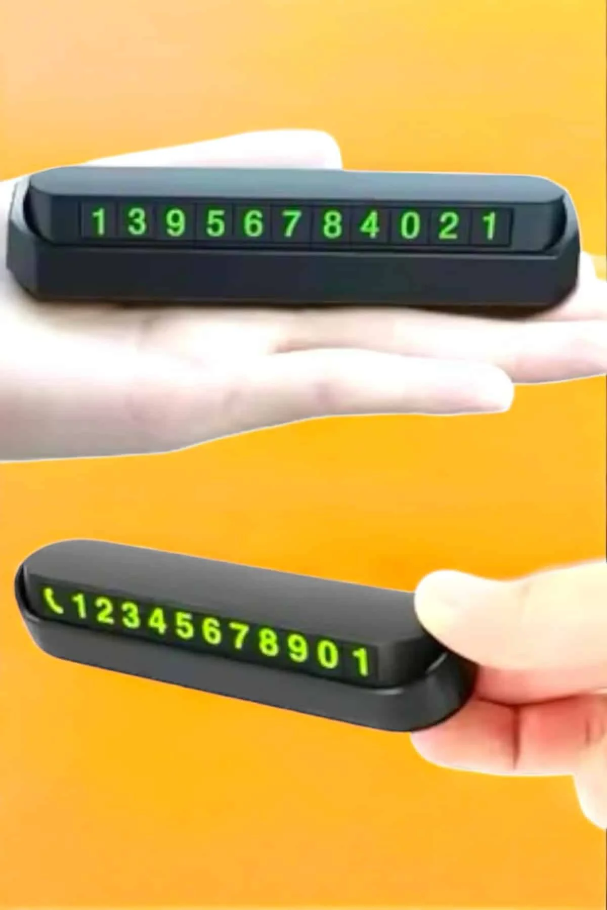 Numaralık Araç İçi Araba Araç Park Numaratör Telefon Numarası Yaz