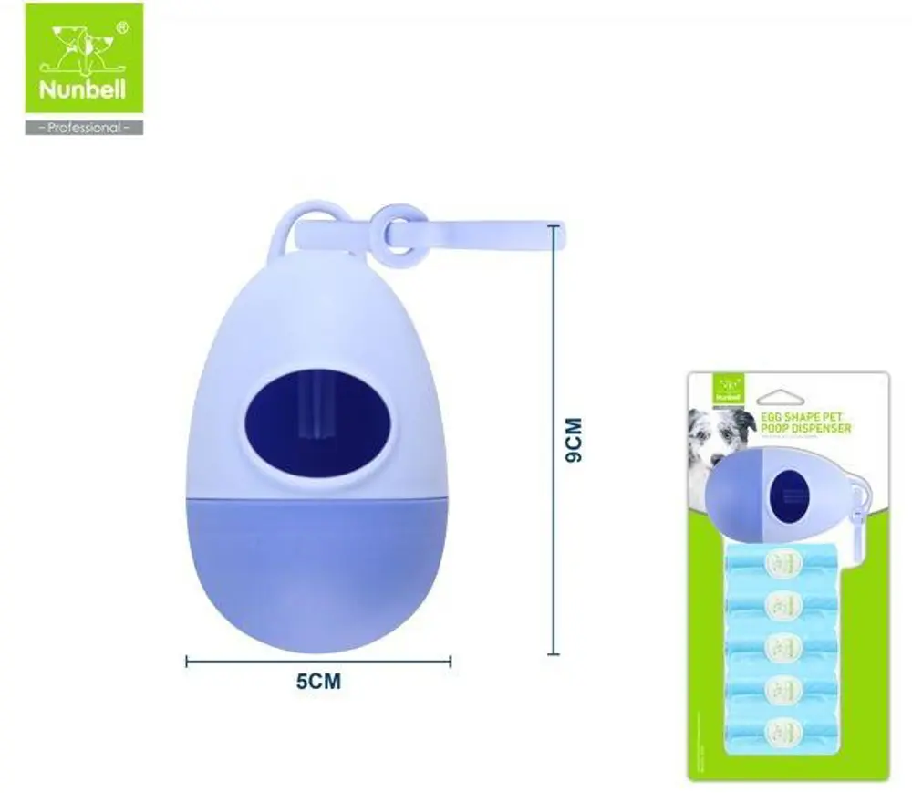 Nunbell 5 Rulo Poşetli Köpek Dışkı Aparatı
