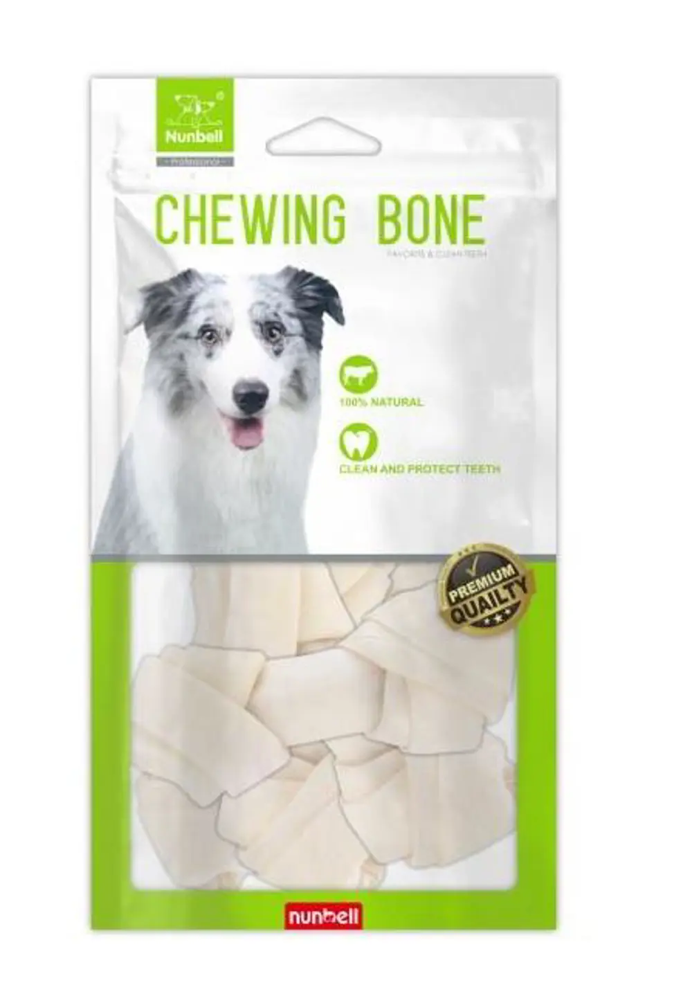 NUNBELL BEYAZ DÜĞÜM KEMİK 5cm 4'lü